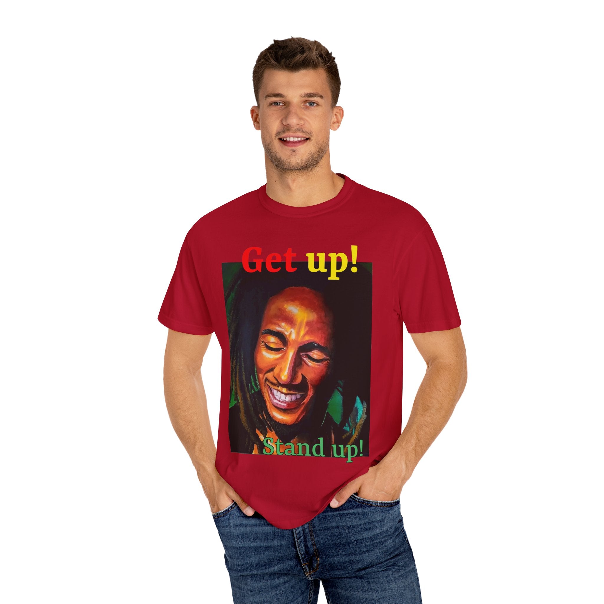 Get up Stand up! with this Bob Nesta Marley T-shirt