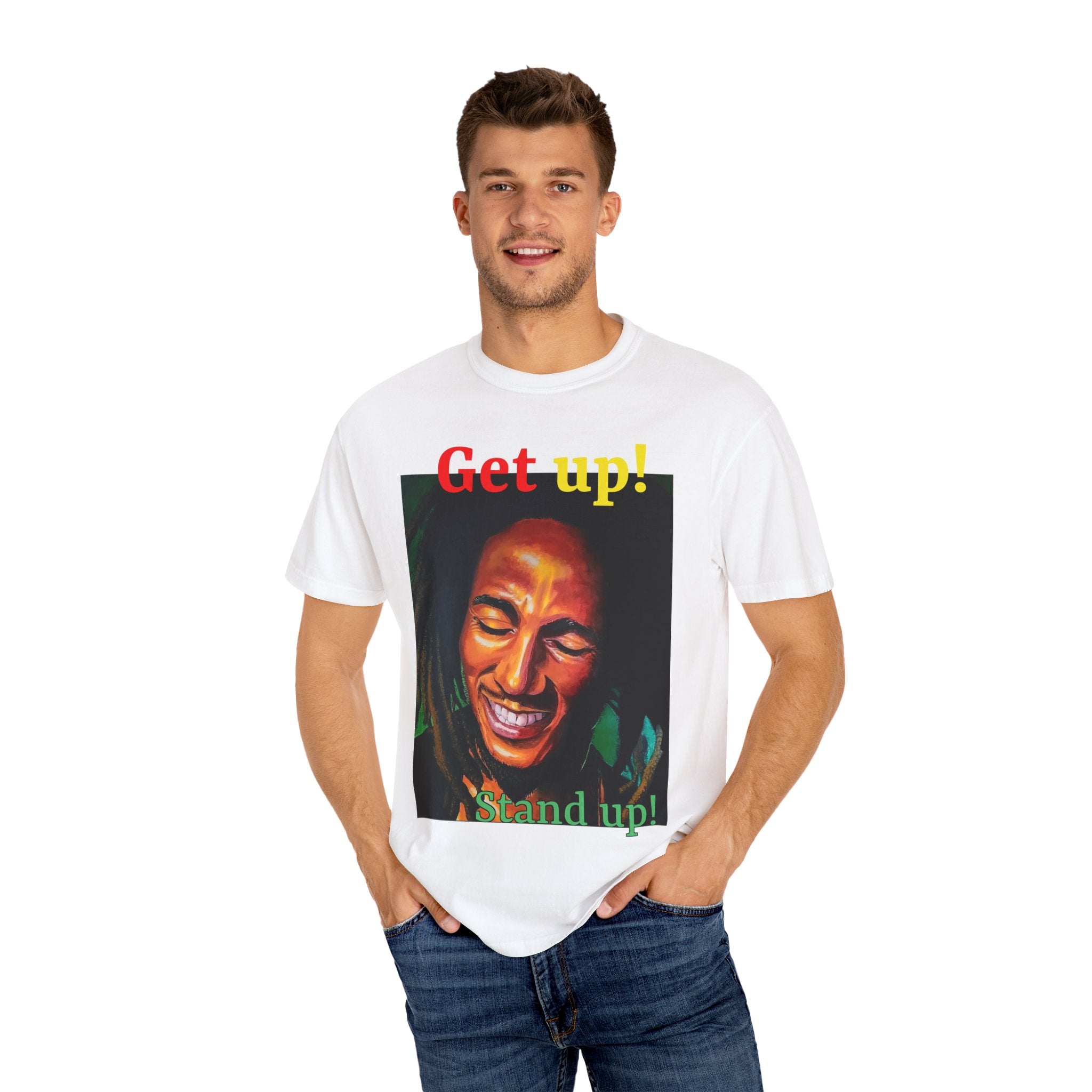 Get up Stand up! with this Bob Nesta Marley T-shirt