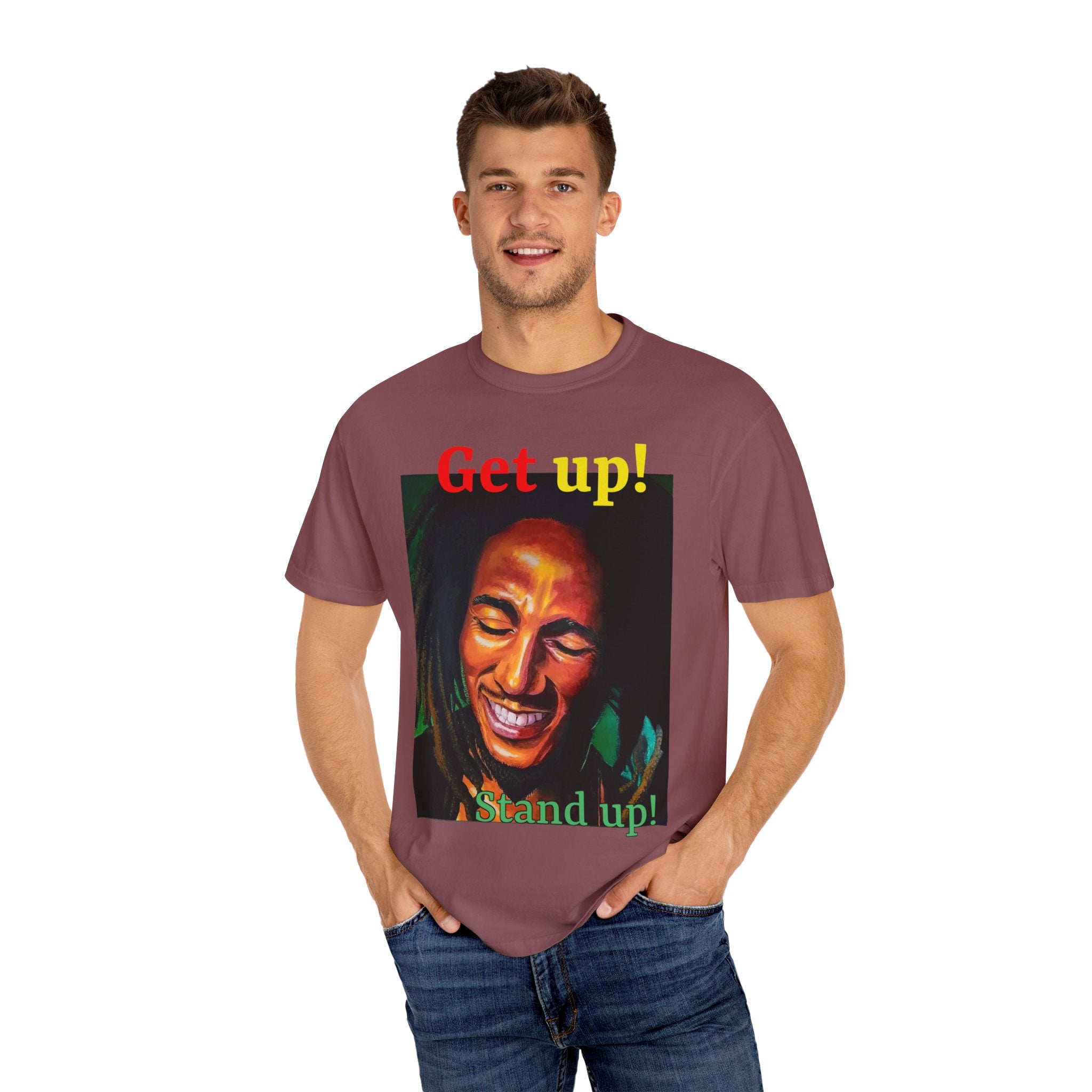 Get up Stand up! with this Bob Nesta Marley T-shirt