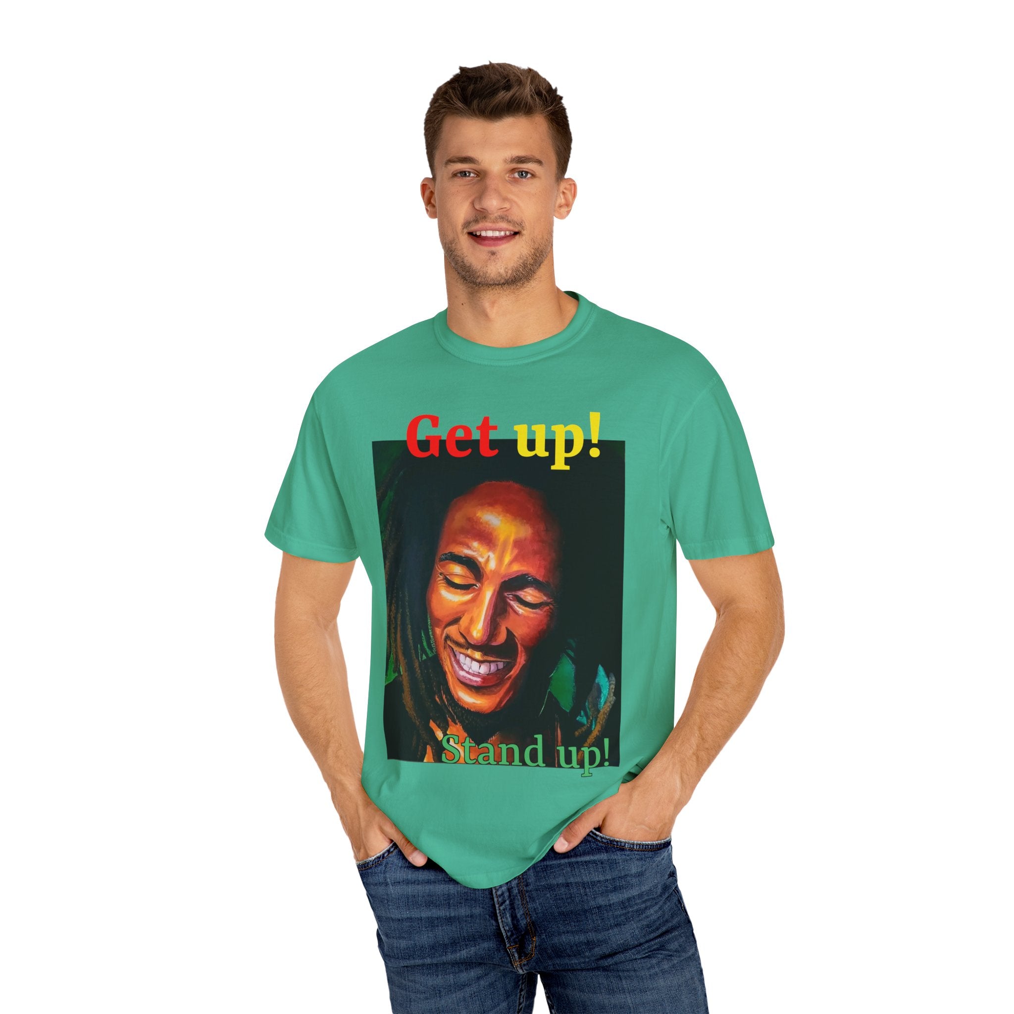Get up Stand up! with this Bob Nesta Marley T-shirt