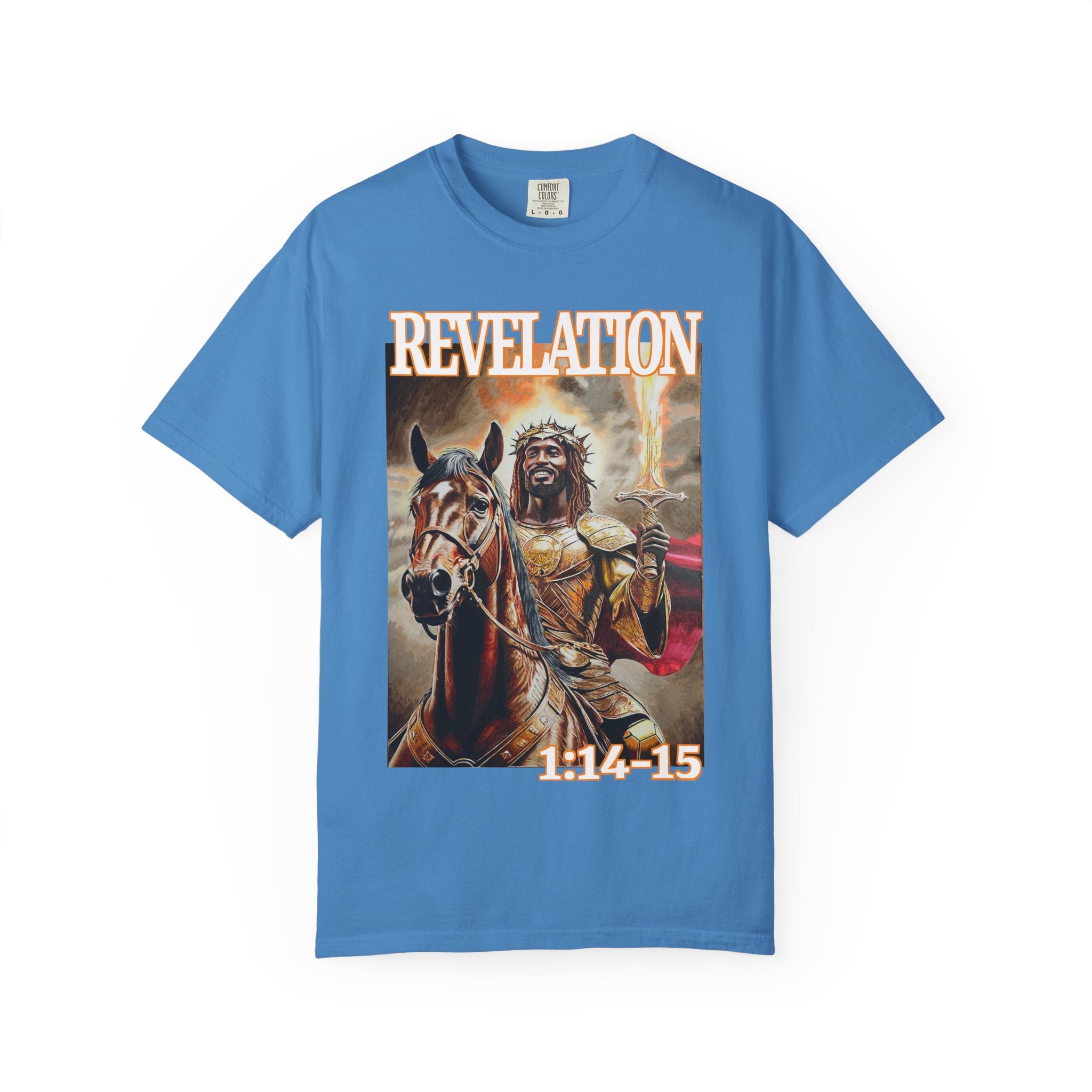 Celebrate the life and resurrection of Jesus Christ when wearing this T shirt