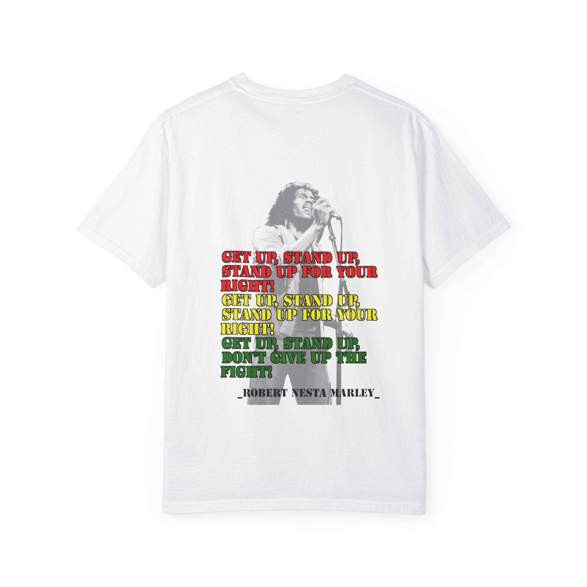 Get up Stand up! with this Bob Nesta Marley T-shirt