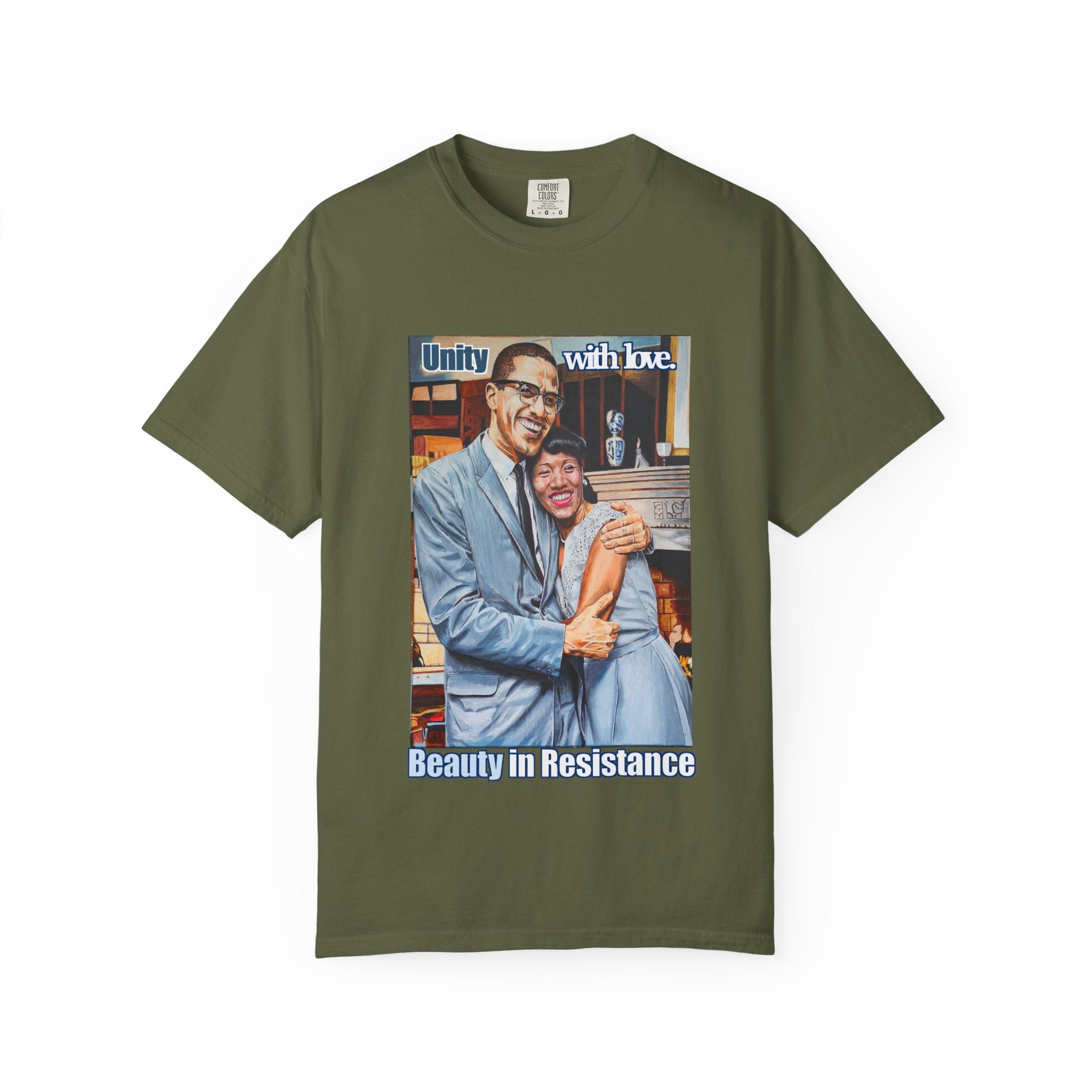 Represent like a true power couple in this Malcolm and Betty Shabazz T shirt