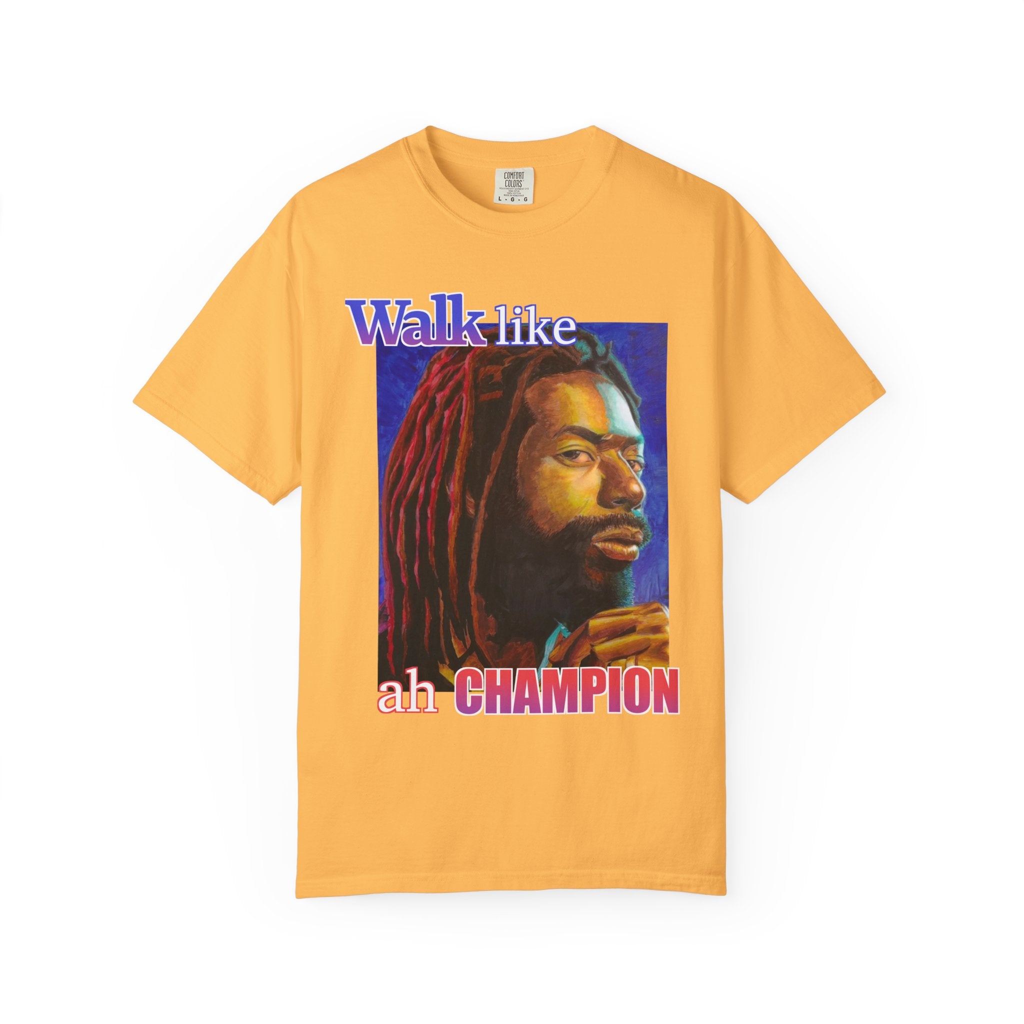 Walk like ah Champion with this Buju Banton T Shirt