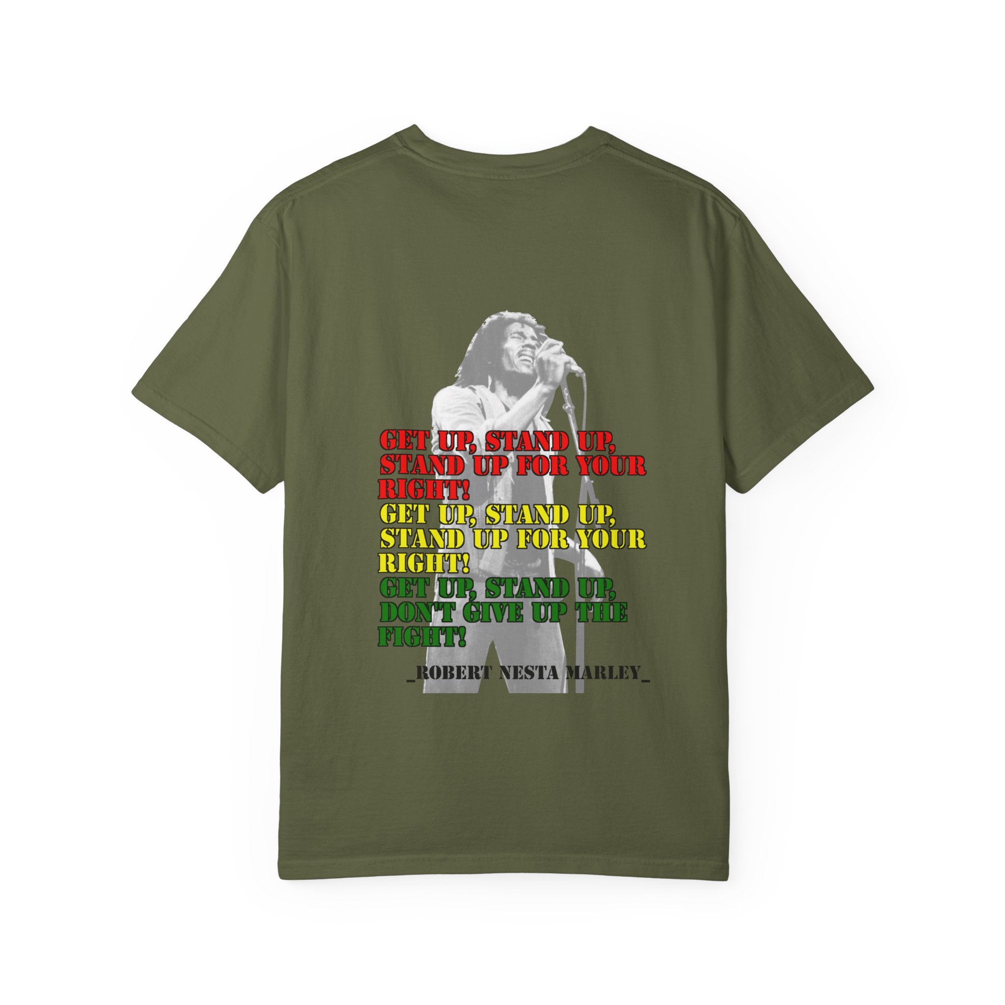 Get up Stand up! with this Bob Nesta Marley T-shirt