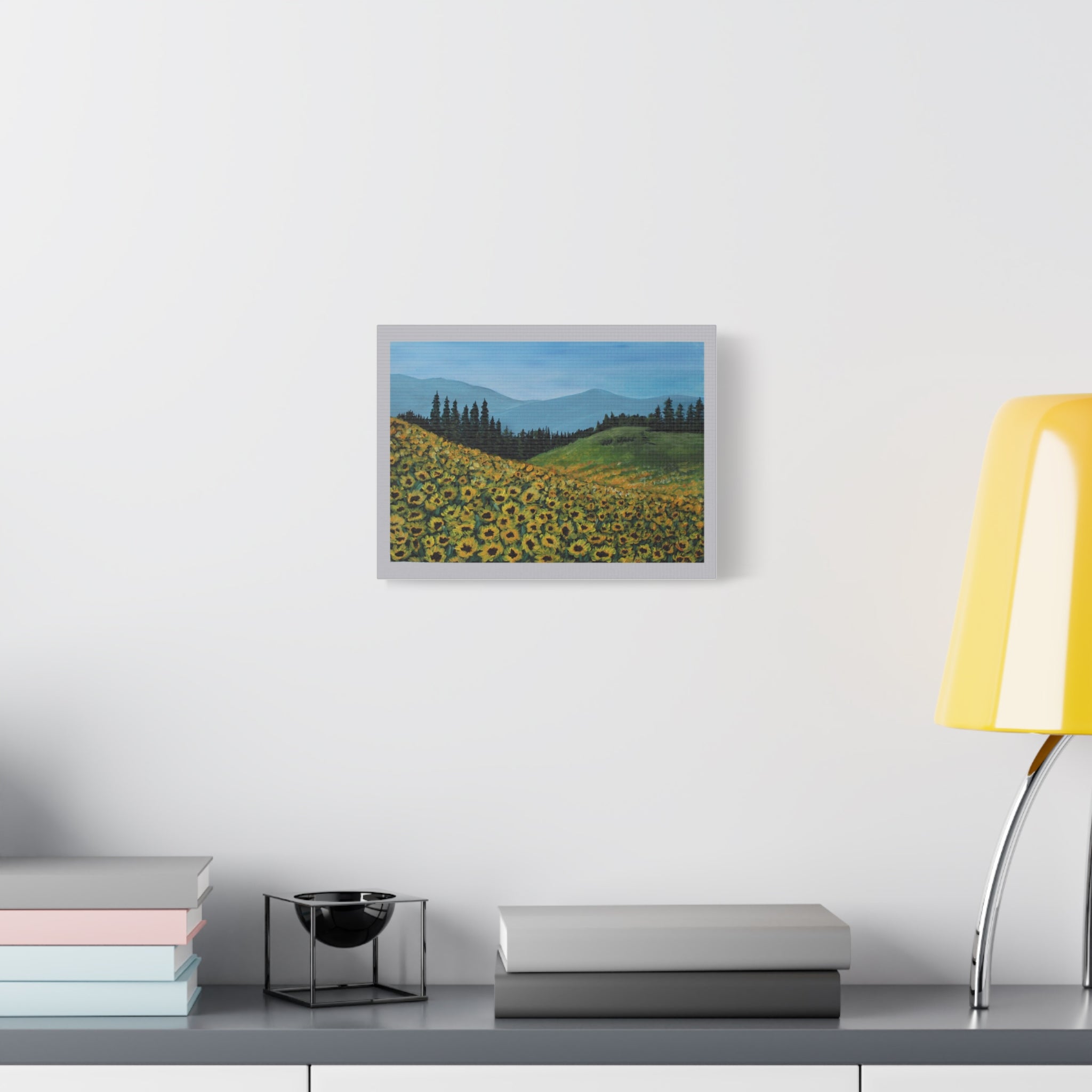 Sunflower Field Landscape print 9"x 12" & 18" x 24"