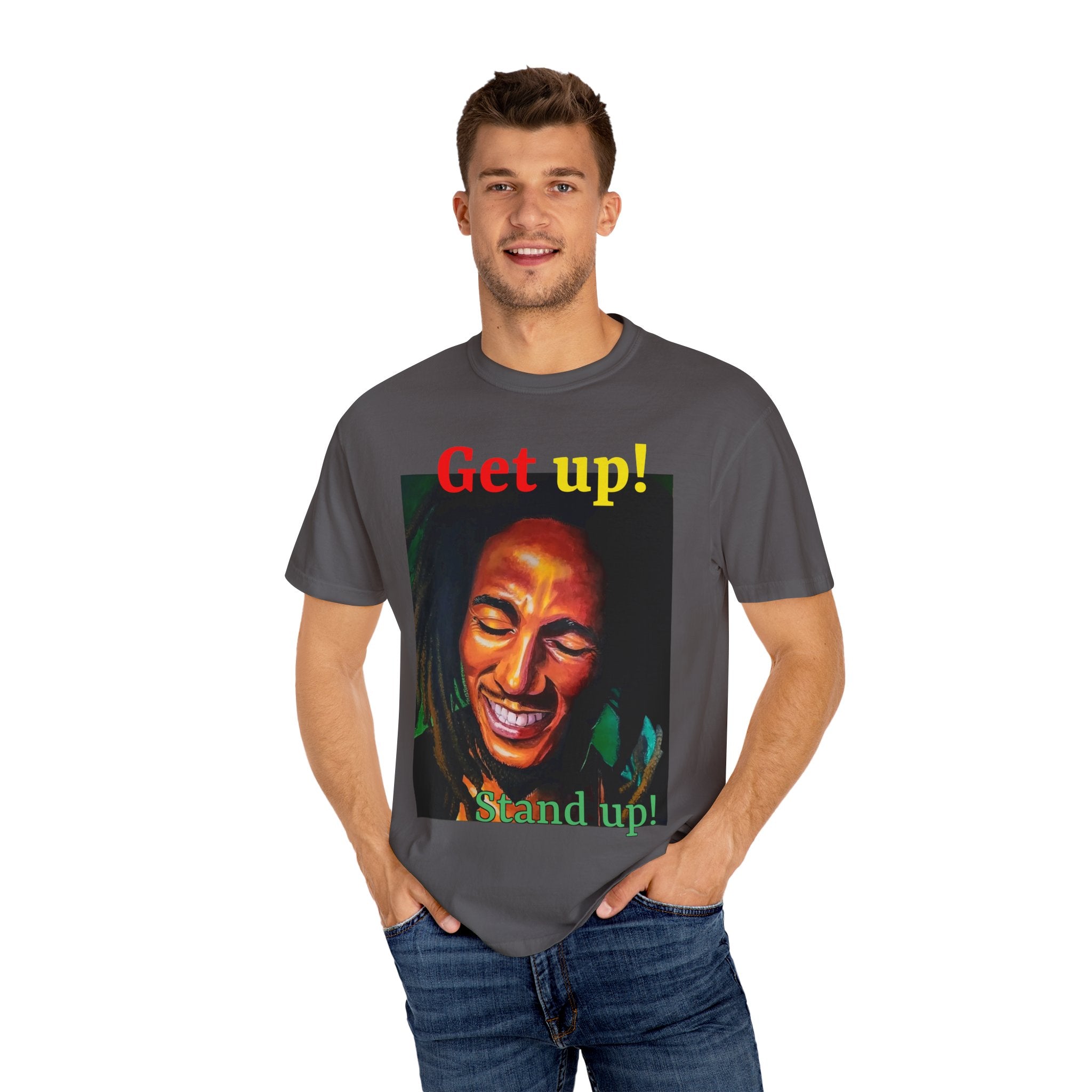 Get up Stand up! with this Bob Nesta Marley T-shirt