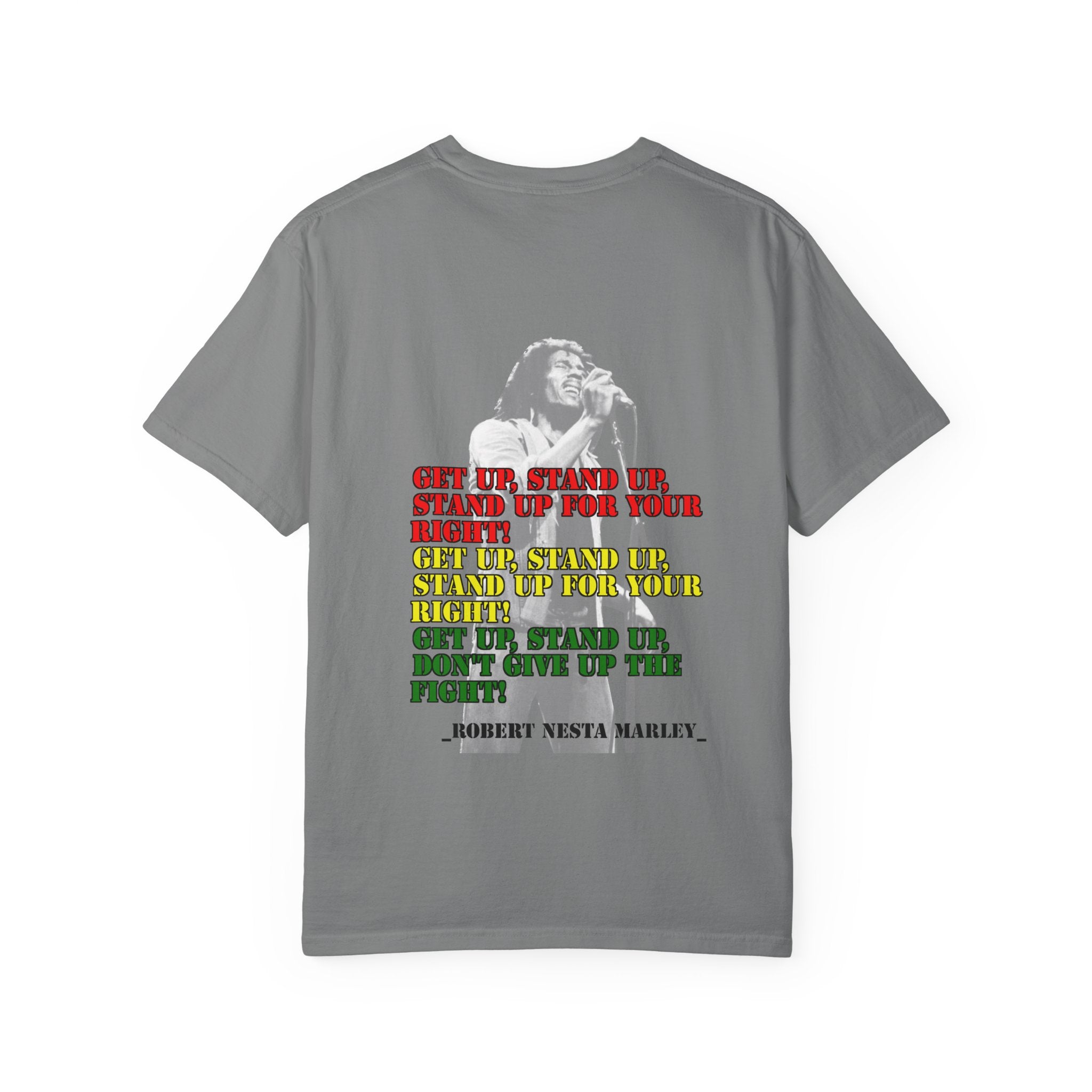 Get up Stand up! with this Bob Nesta Marley T-shirt