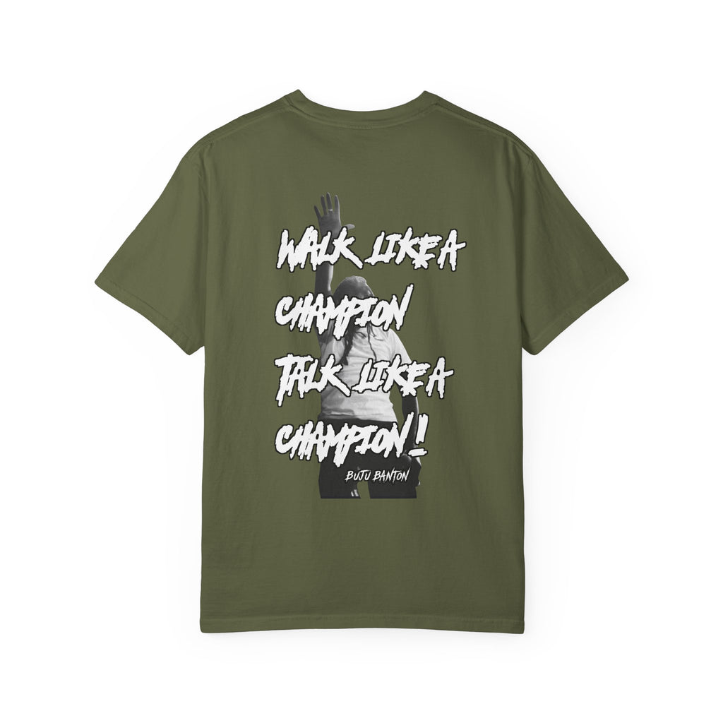 Walk like ah Champion with this Buju Banton T Shirt