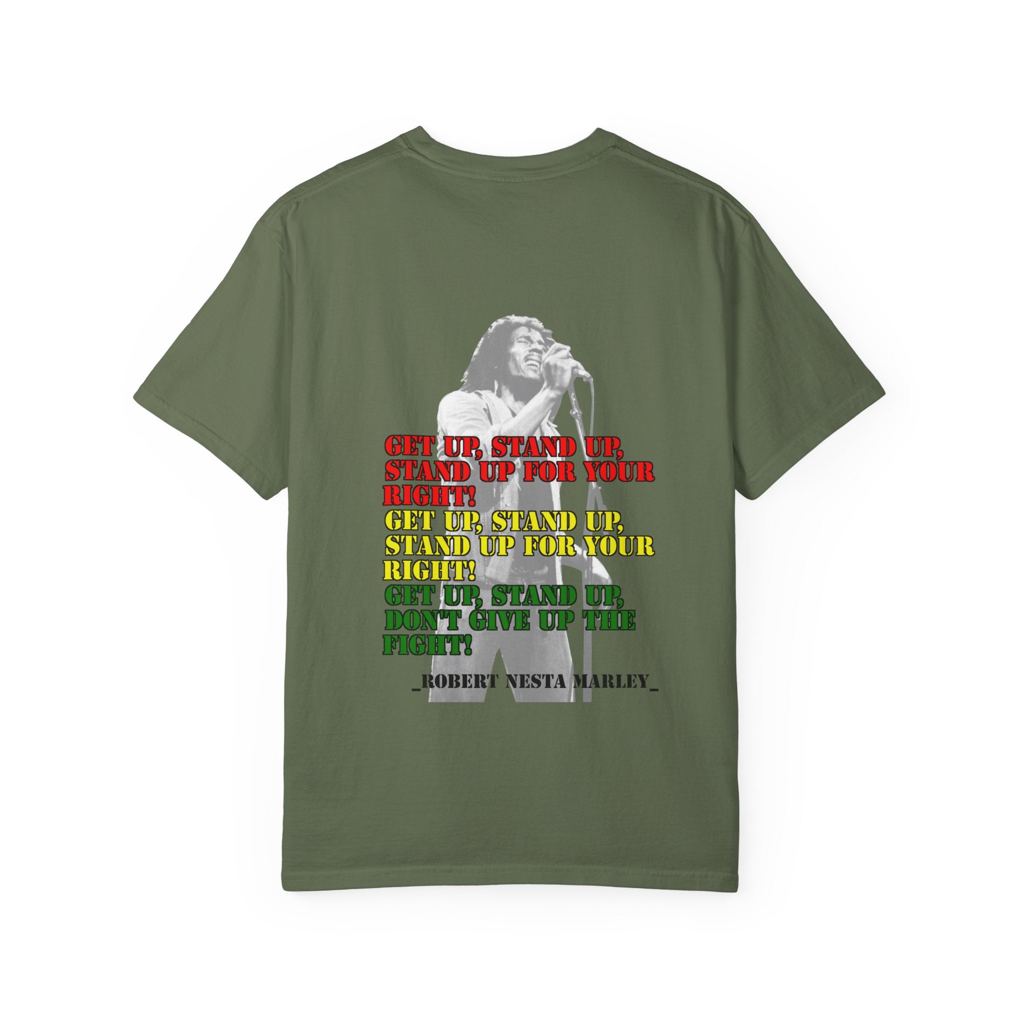 Get up Stand up! with this Bob Nesta Marley T-shirt