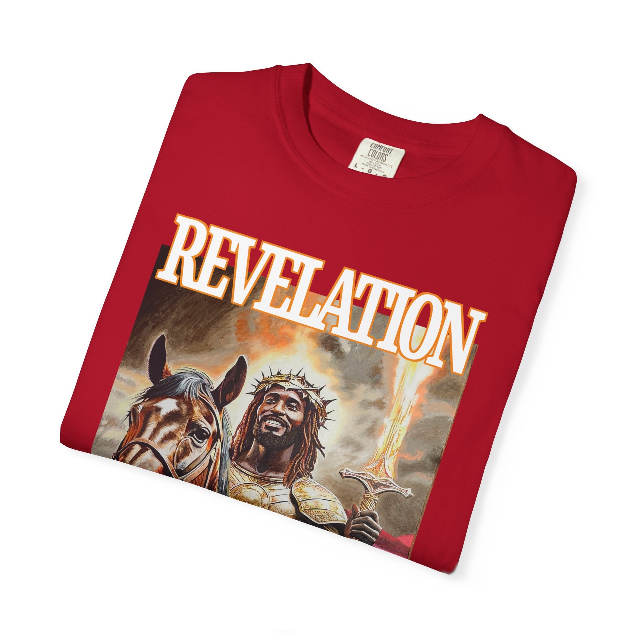 Celebrate the life and resurrection of Jesus Christ when wearing this T shirt
