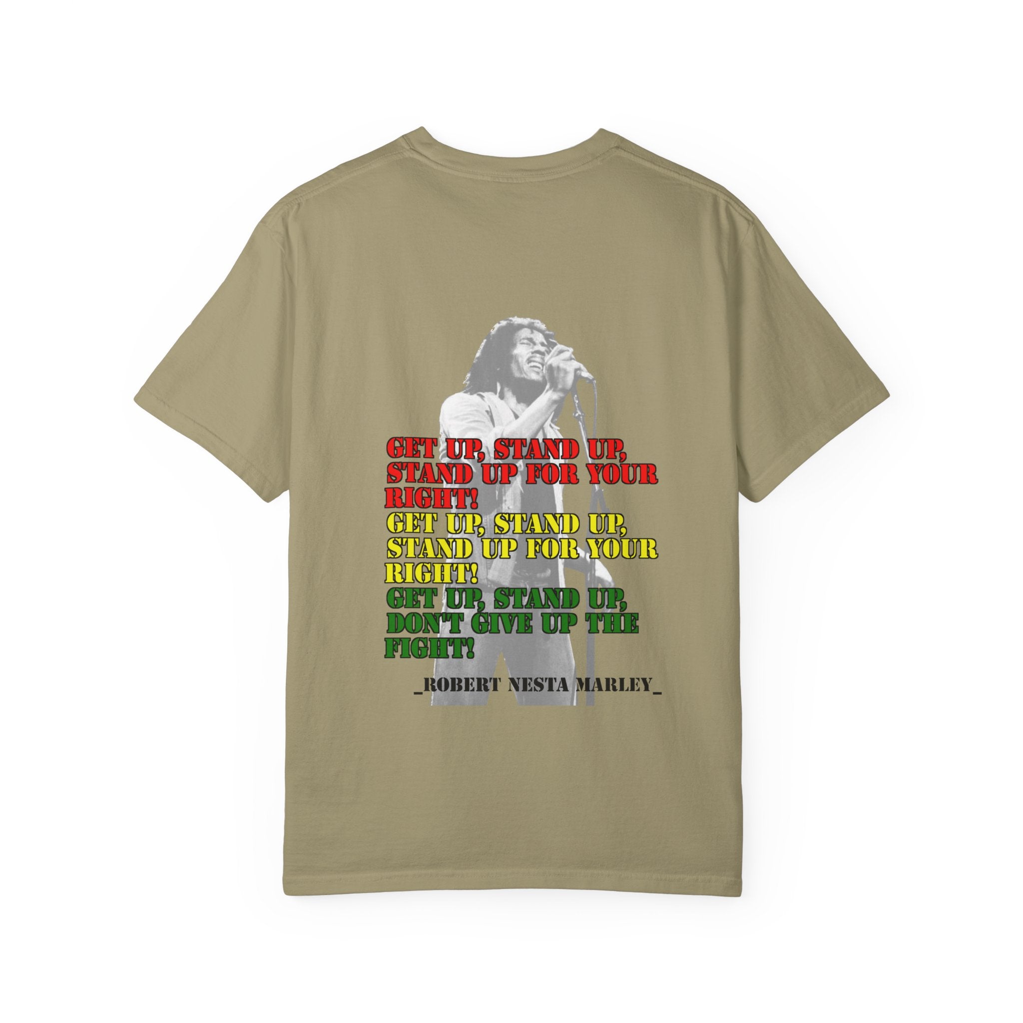 Get up Stand up! with this Bob Nesta Marley T-shirt