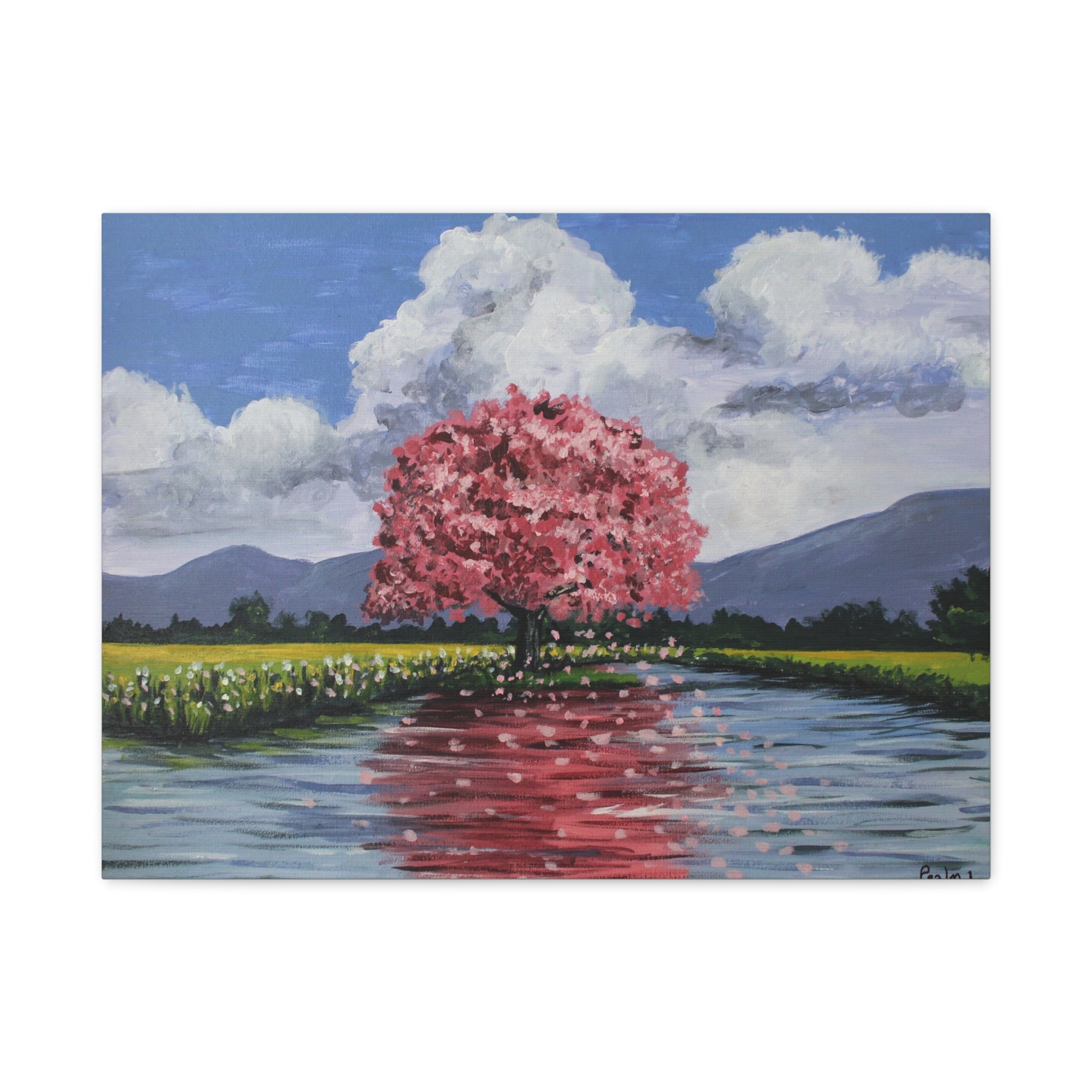 Pink Poui Lake Love print 9"x 12" & 24" x 18"