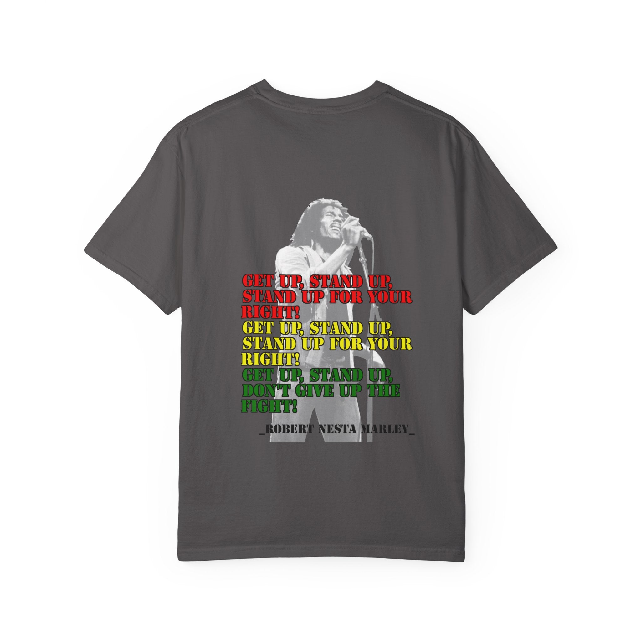 Get up Stand up! with this Bob Nesta Marley T-shirt