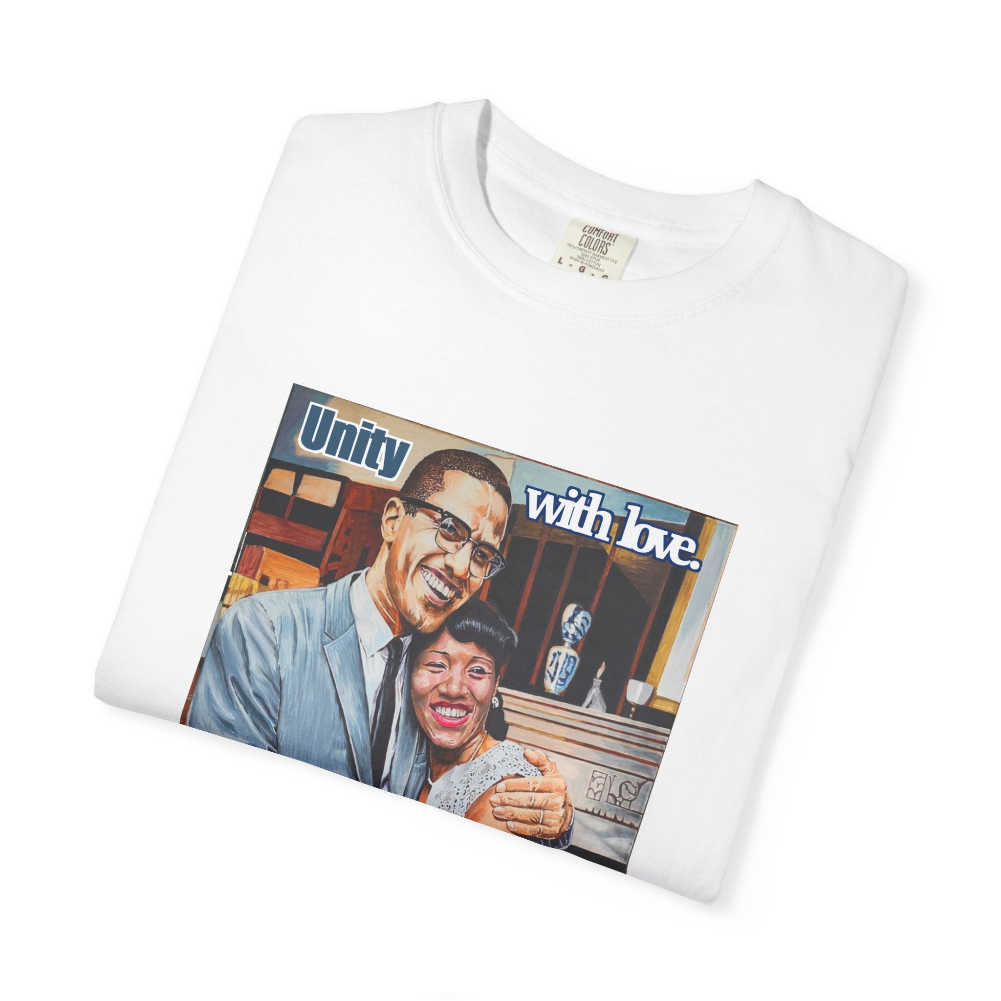 Represent like a true power couple in this Malcolm and Betty Shabazz T shirt