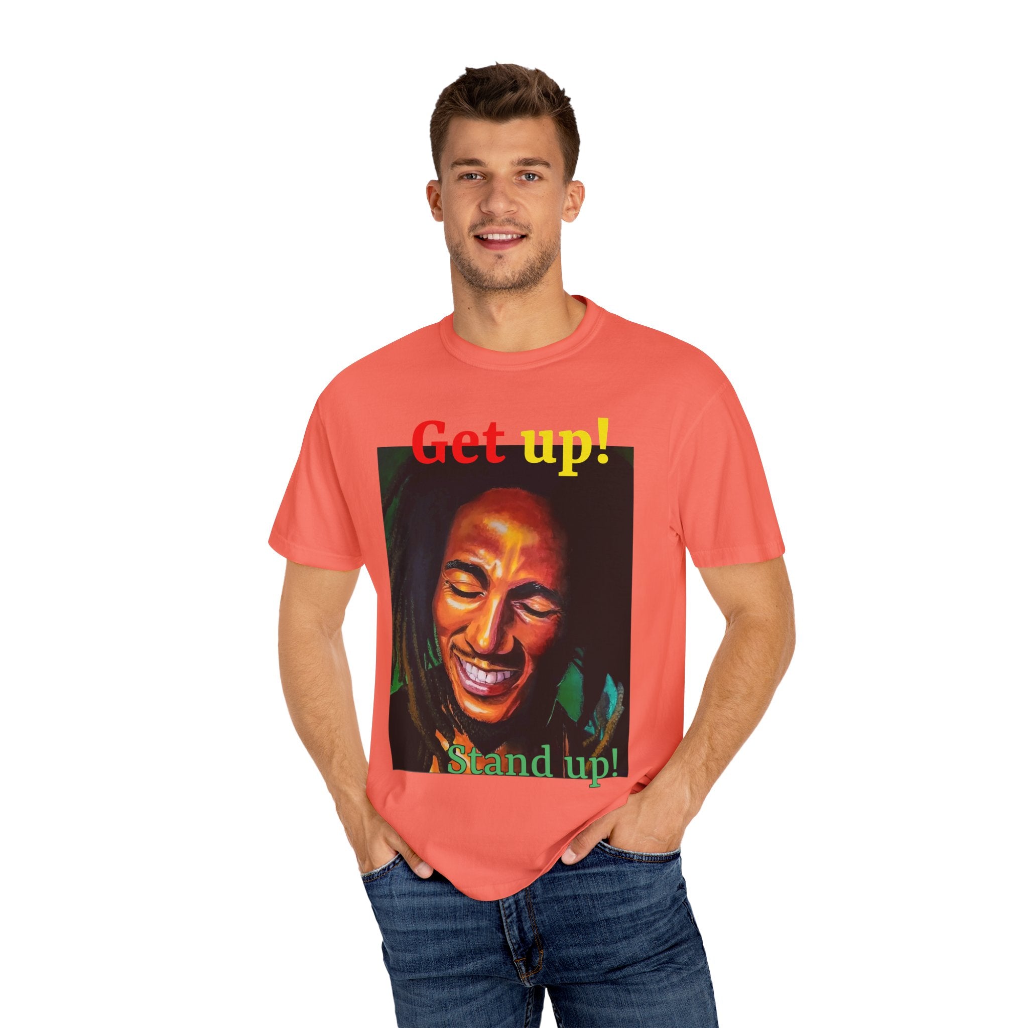 Get up Stand up! with this Bob Nesta Marley T-shirt