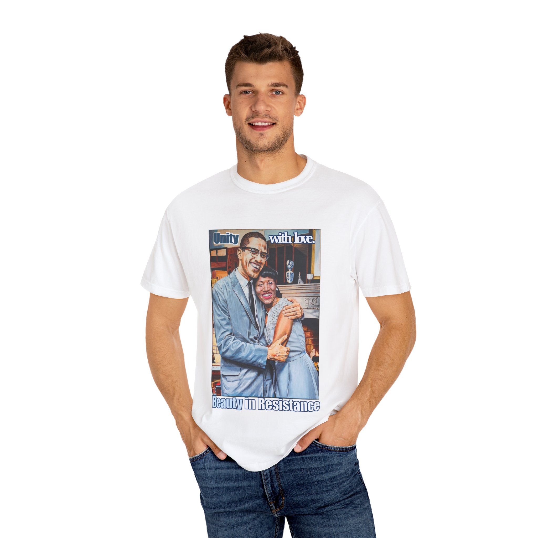 Represent like a true power couple in this Malcolm and Betty Shabazz T shirt