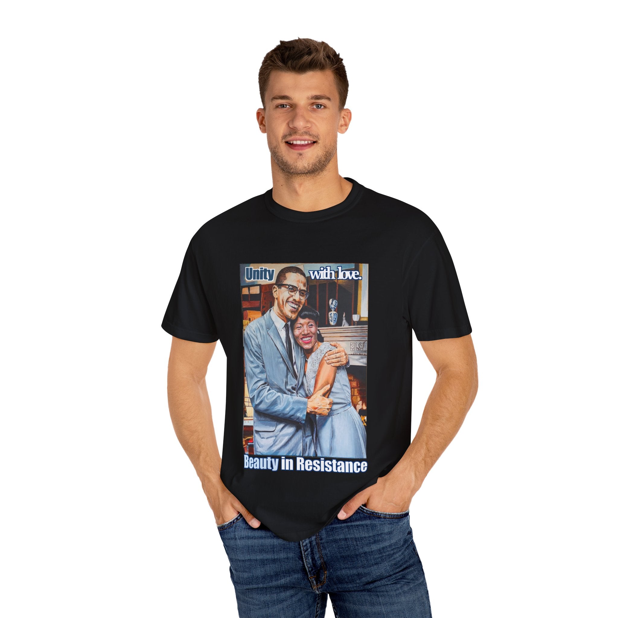 Represent like a true power couple in this Malcolm and Betty Shabazz T shirt