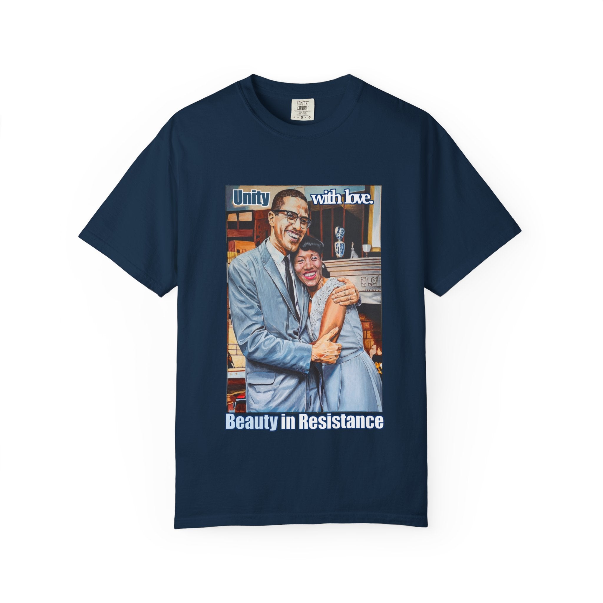 Represent like a true power couple in this Malcolm and Betty Shabazz T shirt