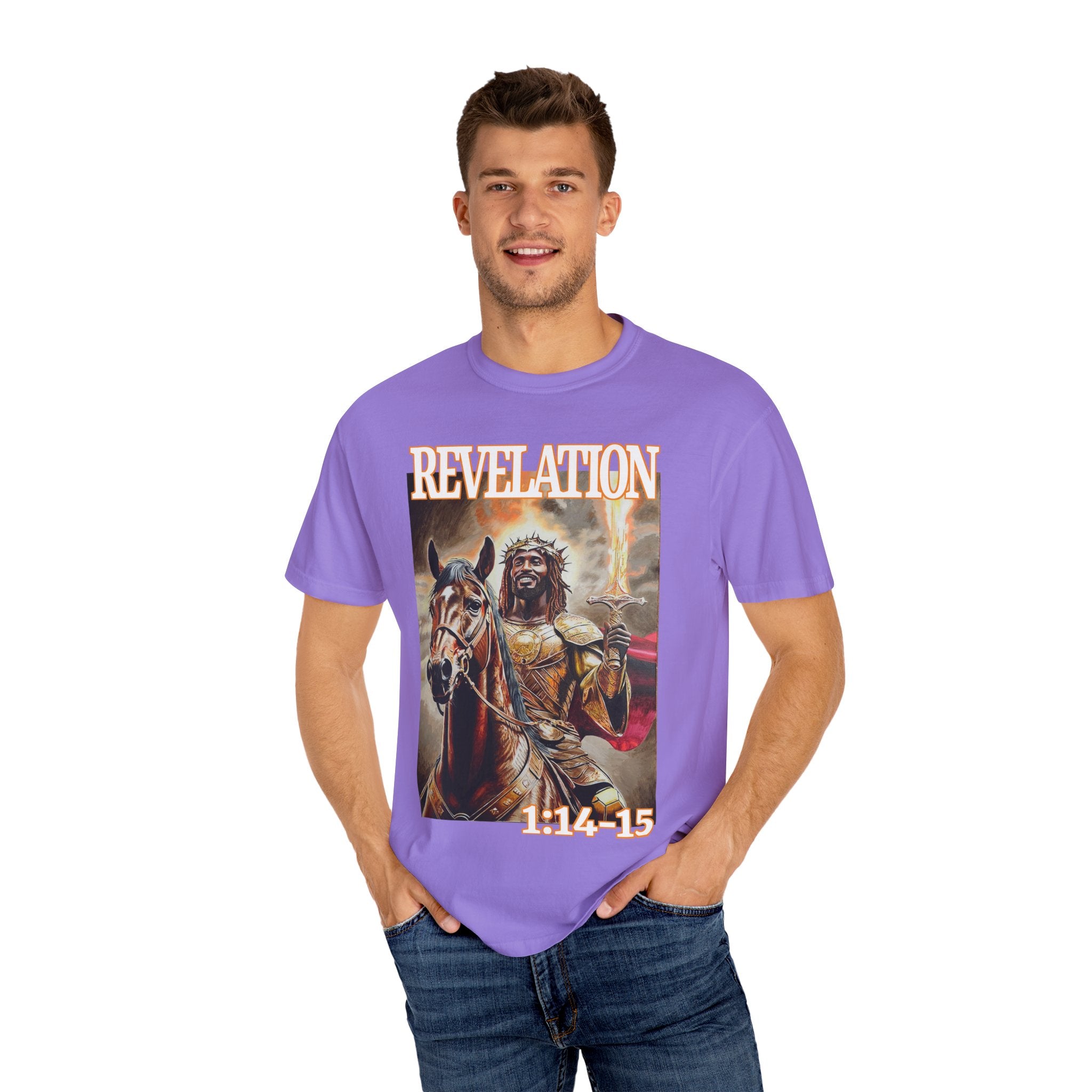Celebrate the life and resurrection of Jesus Christ when wearing this T shirt