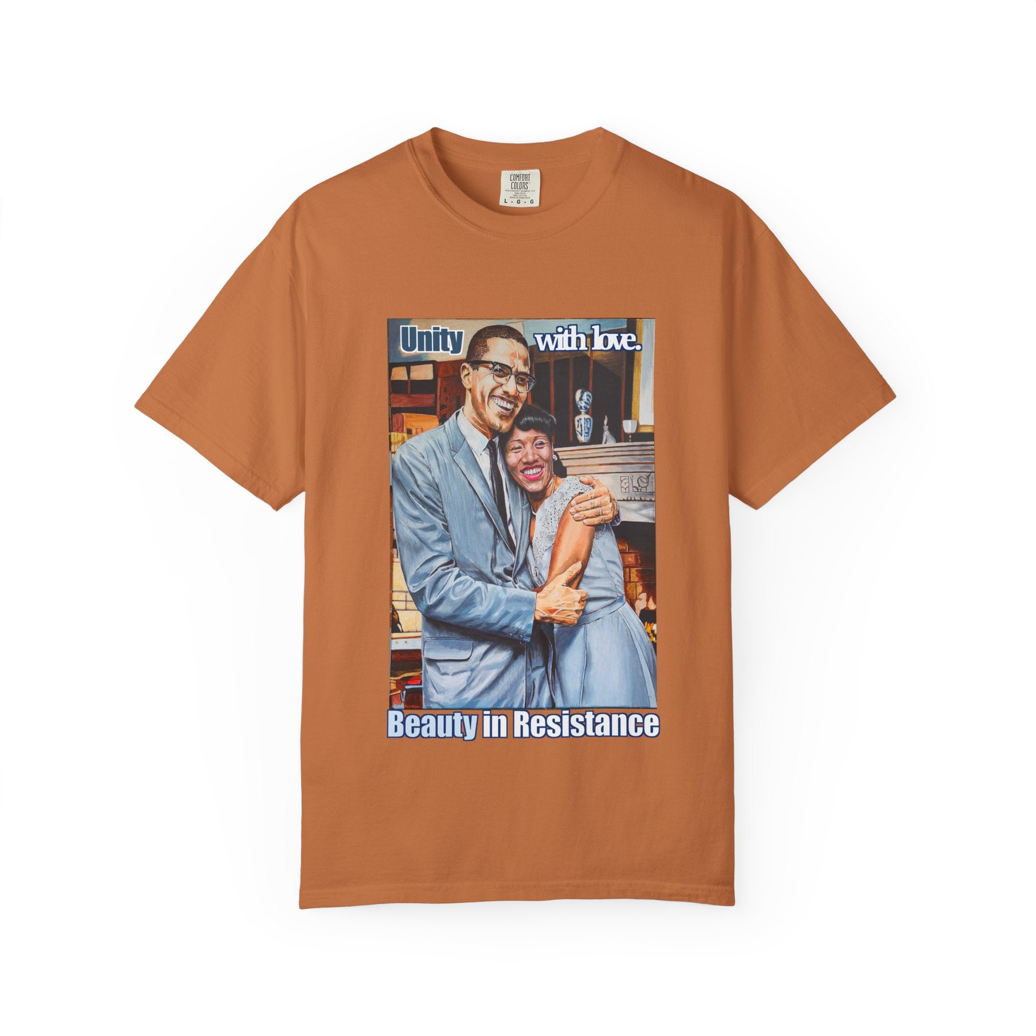 Represent like a true power couple in this Malcolm and Betty Shabazz T shirt