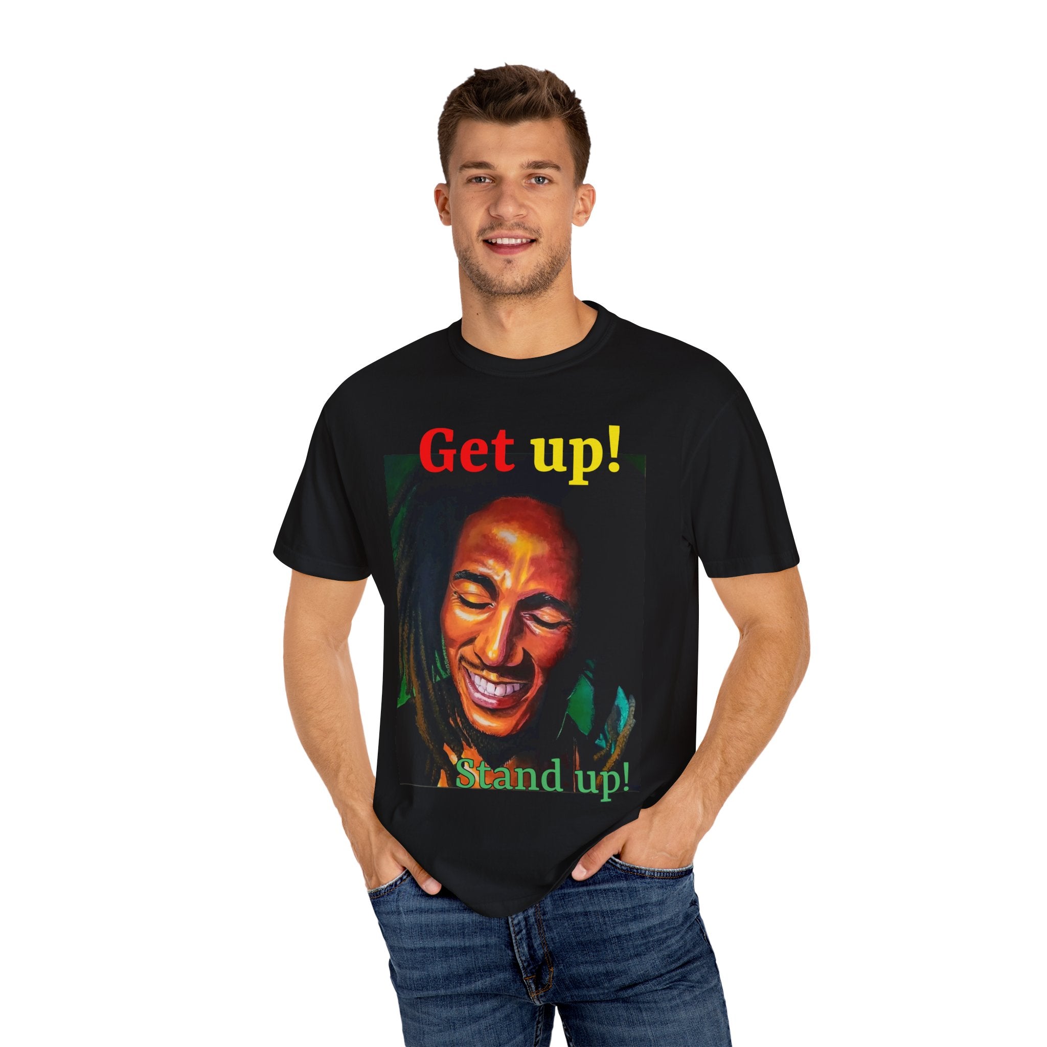 Get up Stand up! with this Bob Nesta Marley T-shirt