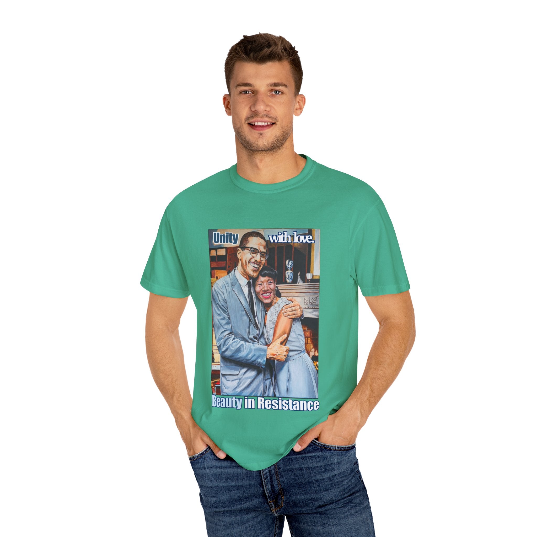 Represent like a true power couple in this Malcolm and Betty Shabazz T shirt