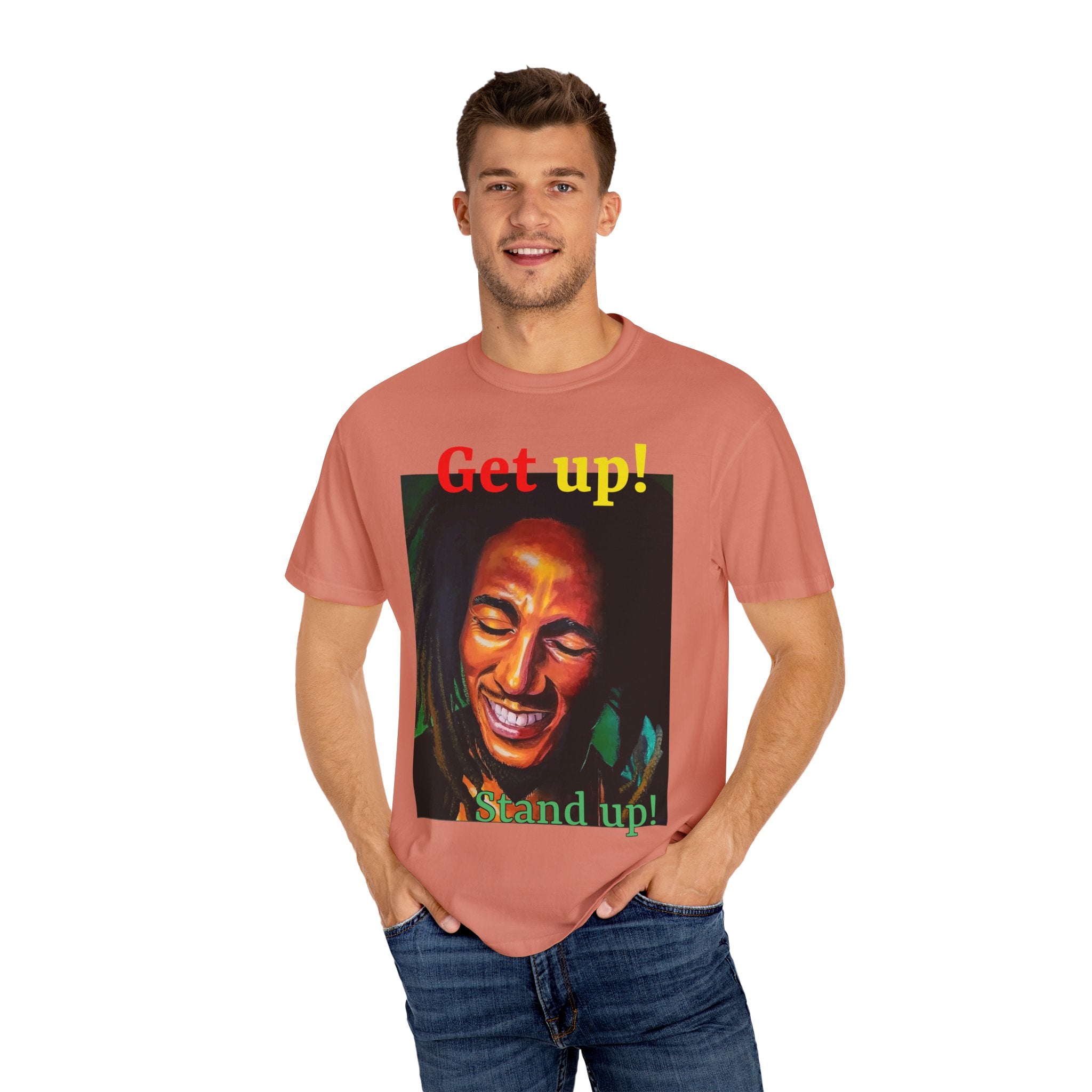 Get up Stand up! with this Bob Nesta Marley T-shirt