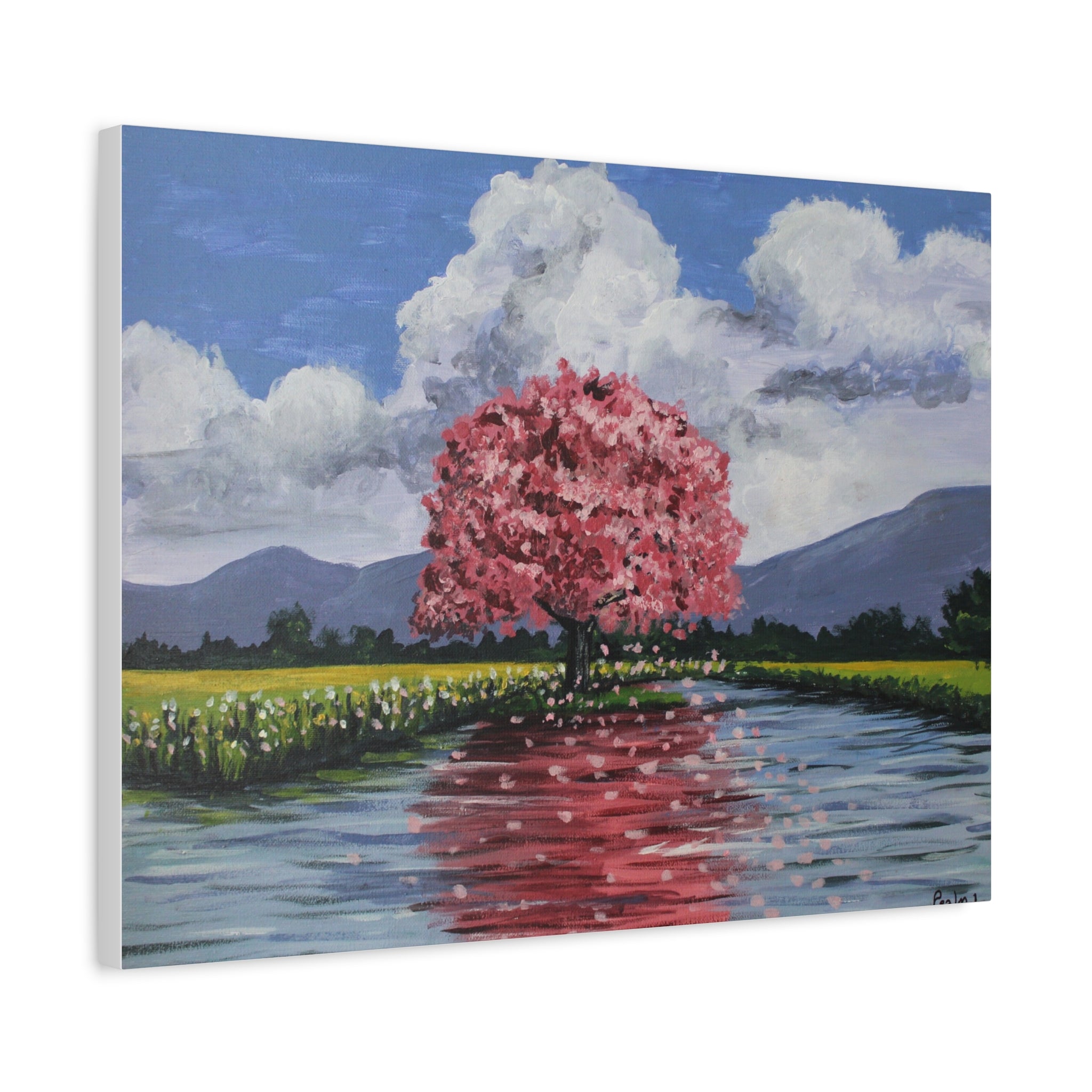 Pink Poui Lake Love print 9"x 12" & 24" x 18"