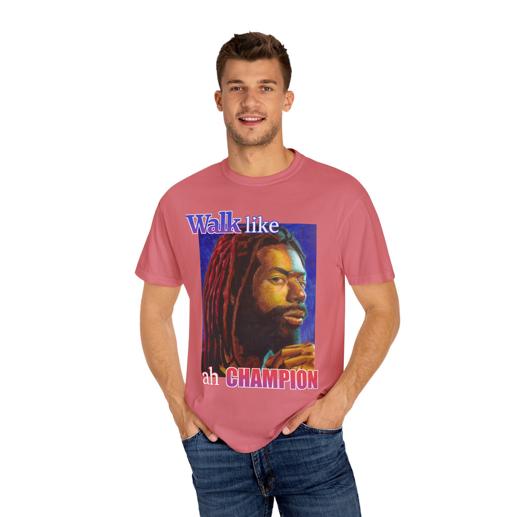 Walk like ah Champion with this Buju Banton T Shirt