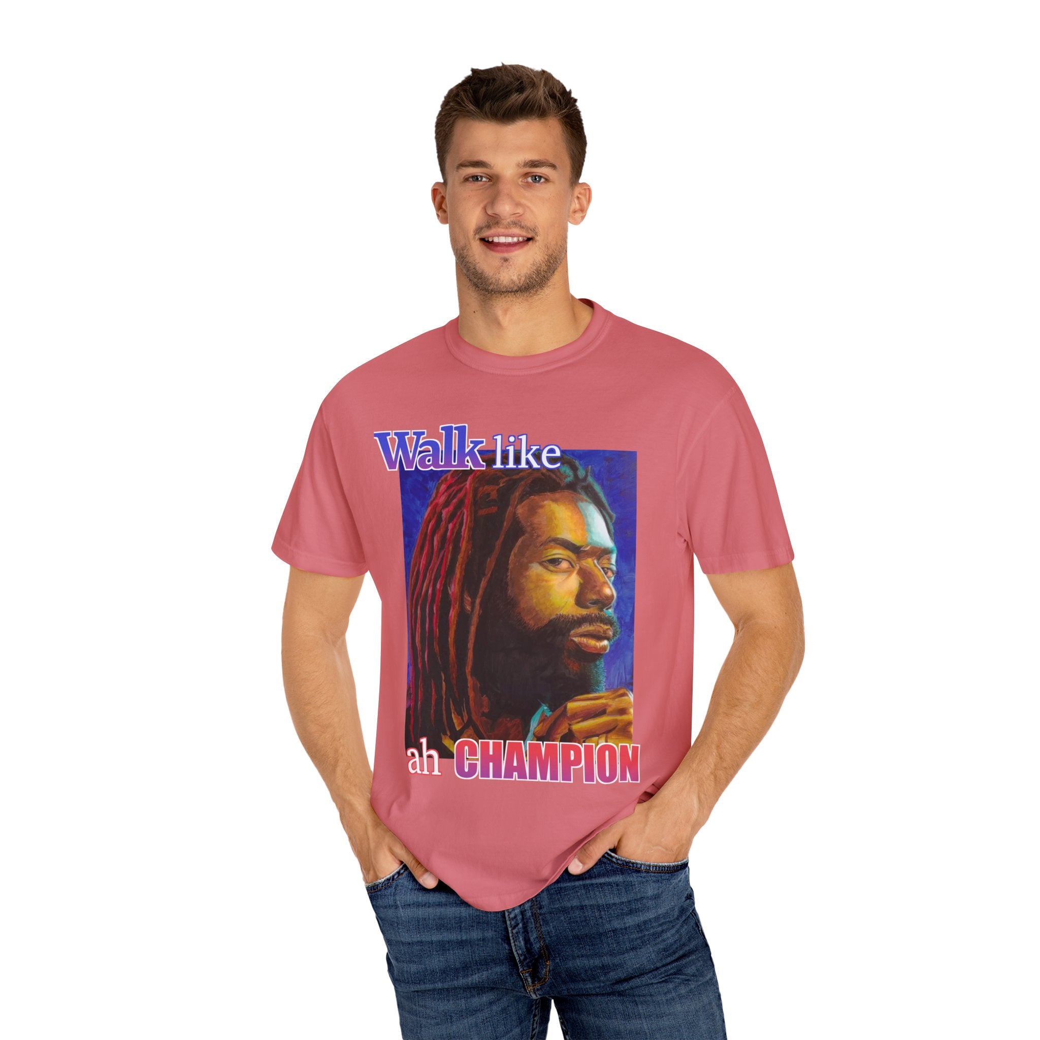 Walk like ah Champion with this Buju Banton T Shirt
