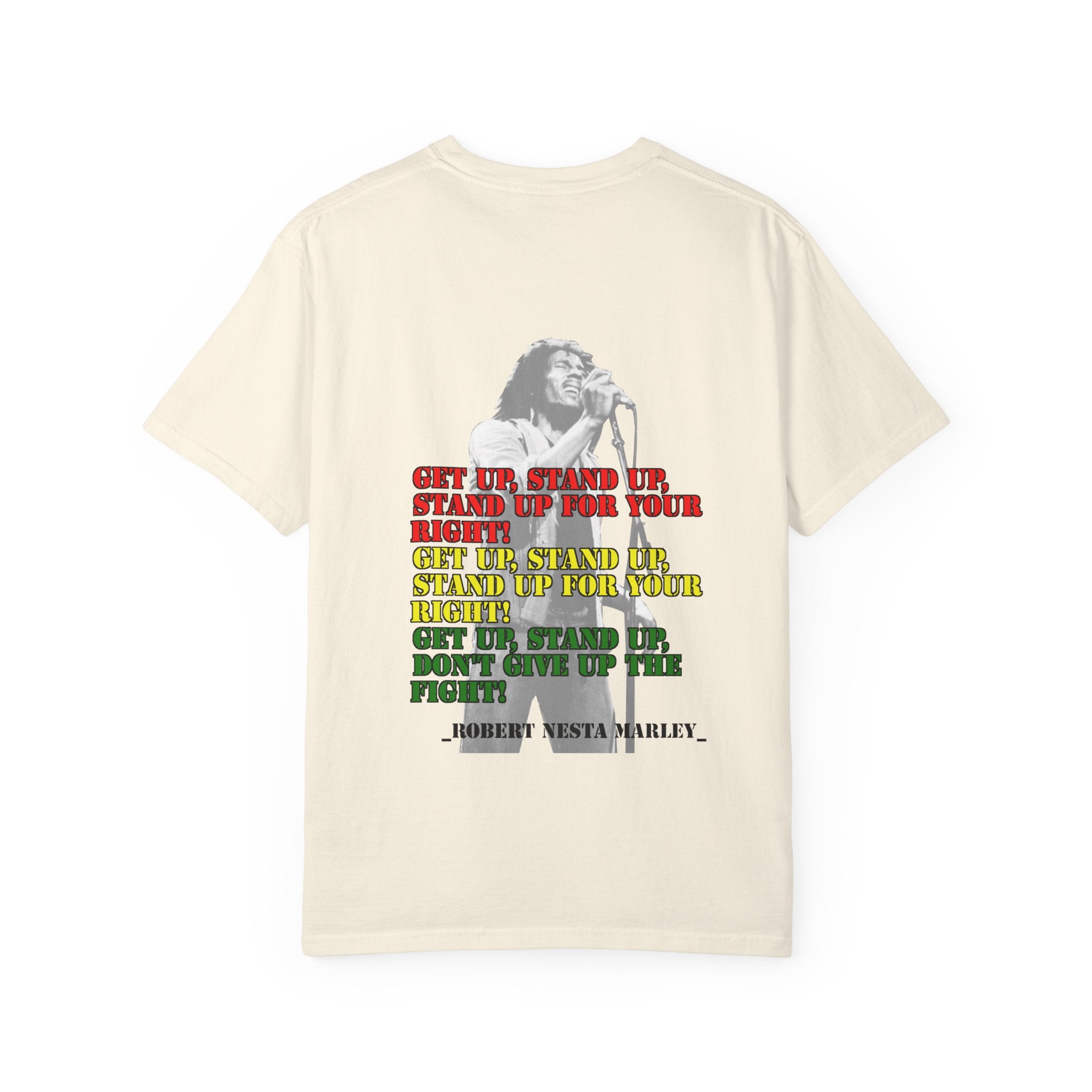 Get up Stand up! with this Bob Nesta Marley T-shirt