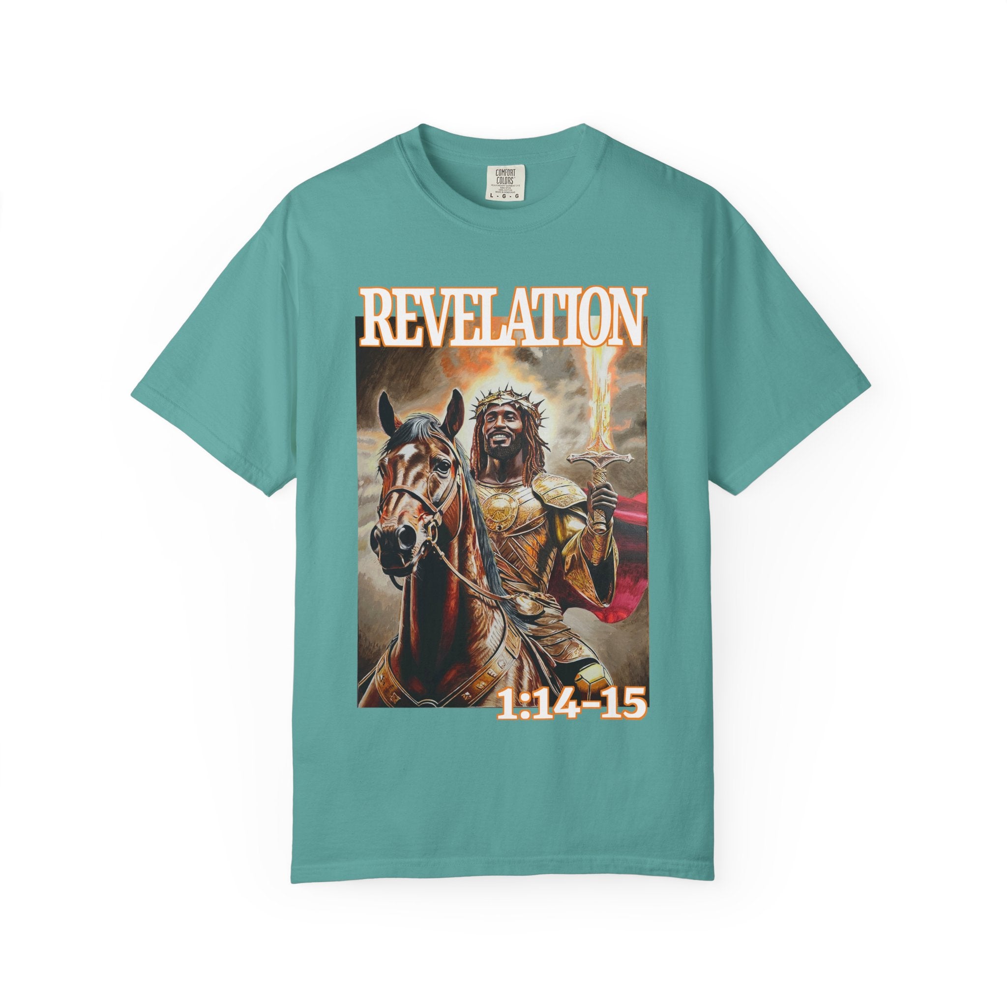 Celebrate the life and resurrection of Jesus Christ when wearing this T shirt