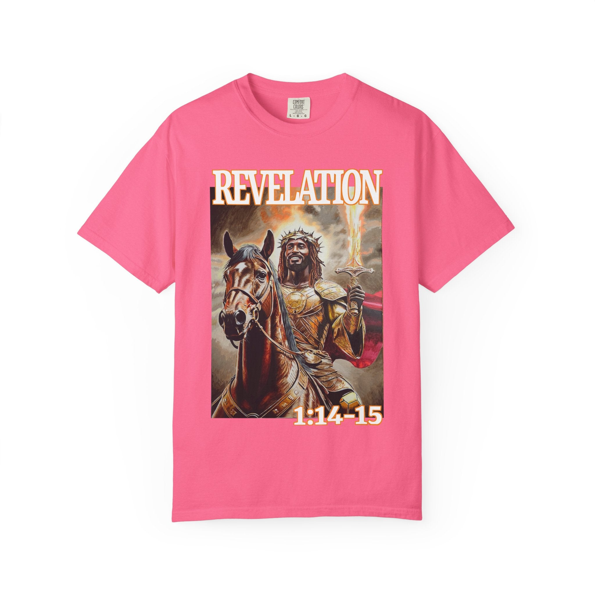 Celebrate the life and resurrection of Jesus Christ when wearing this T shirt
