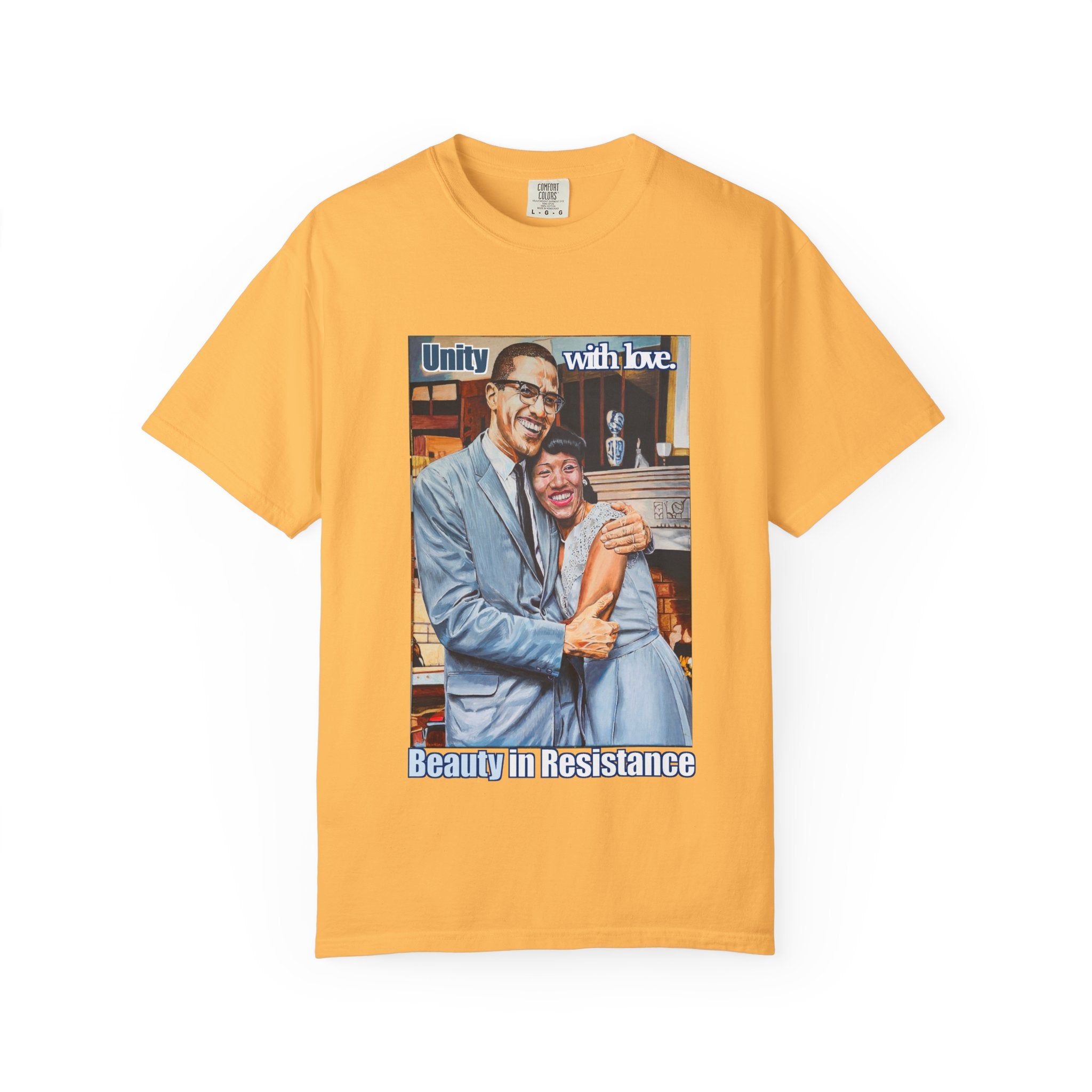 Represent like a true power couple in this Malcolm and Betty Shabazz T shirt