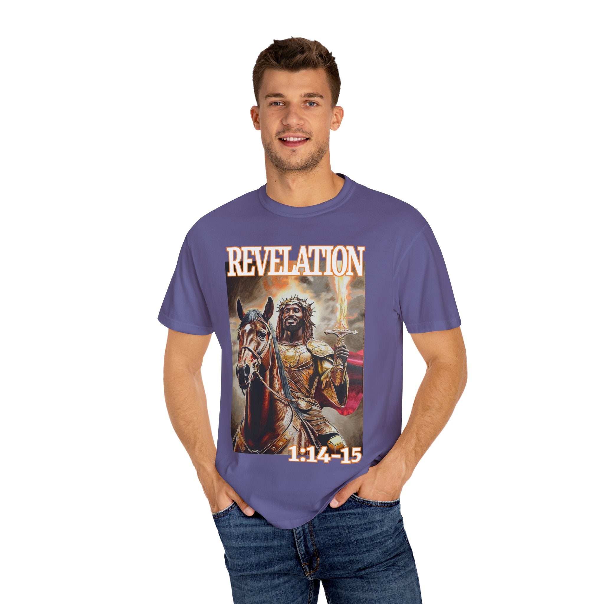 Celebrate the life and resurrection of Jesus Christ when wearing this T shirt