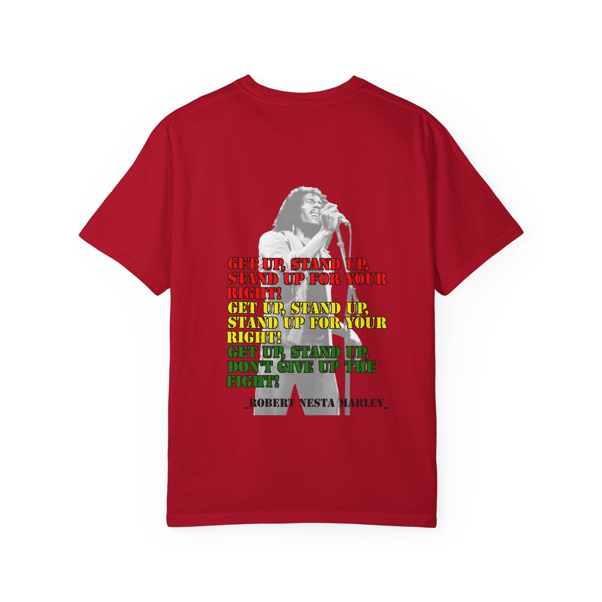 Get up Stand up! with this Bob Nesta Marley T-shirt