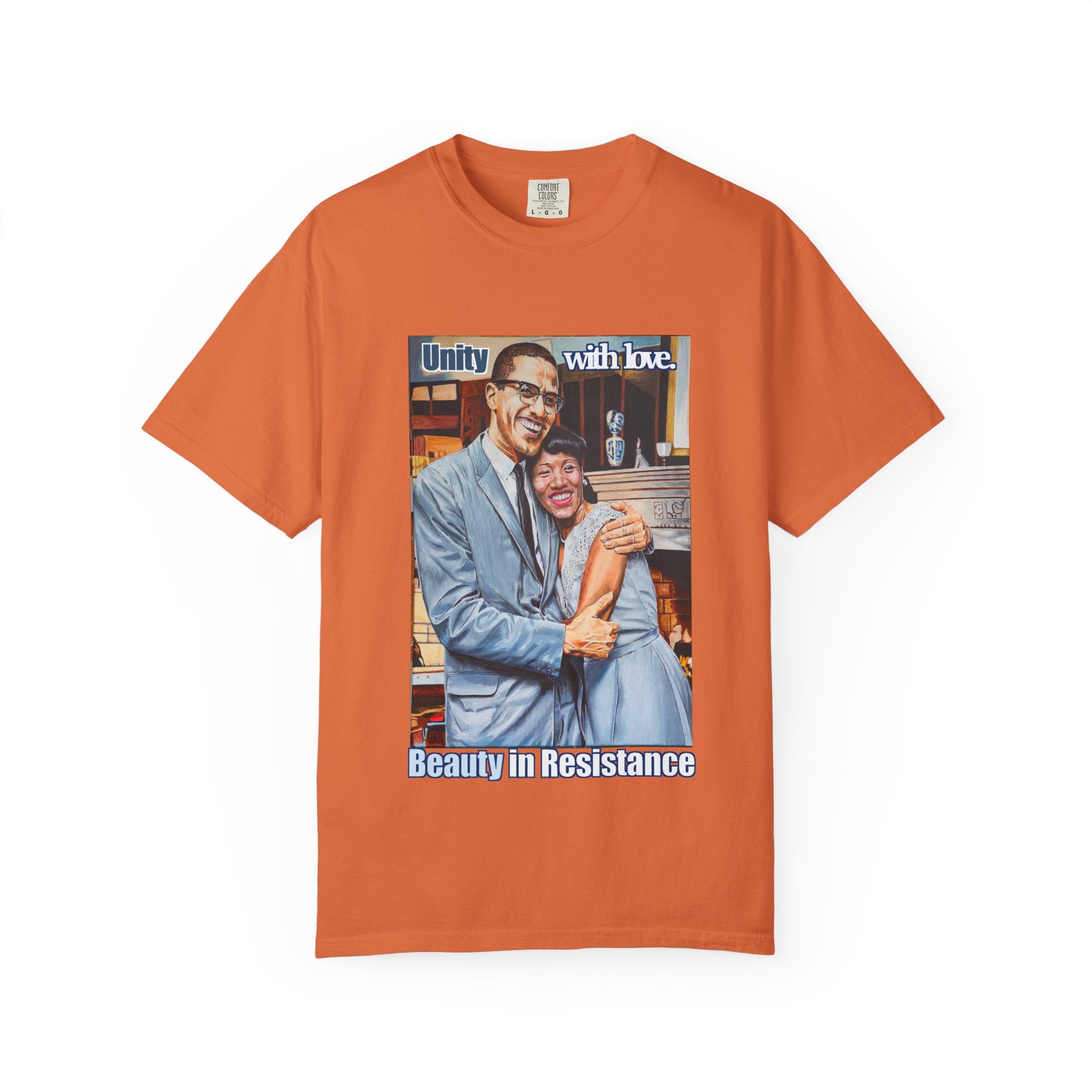 Represent like a true power couple in this Malcolm and Betty Shabazz T shirt