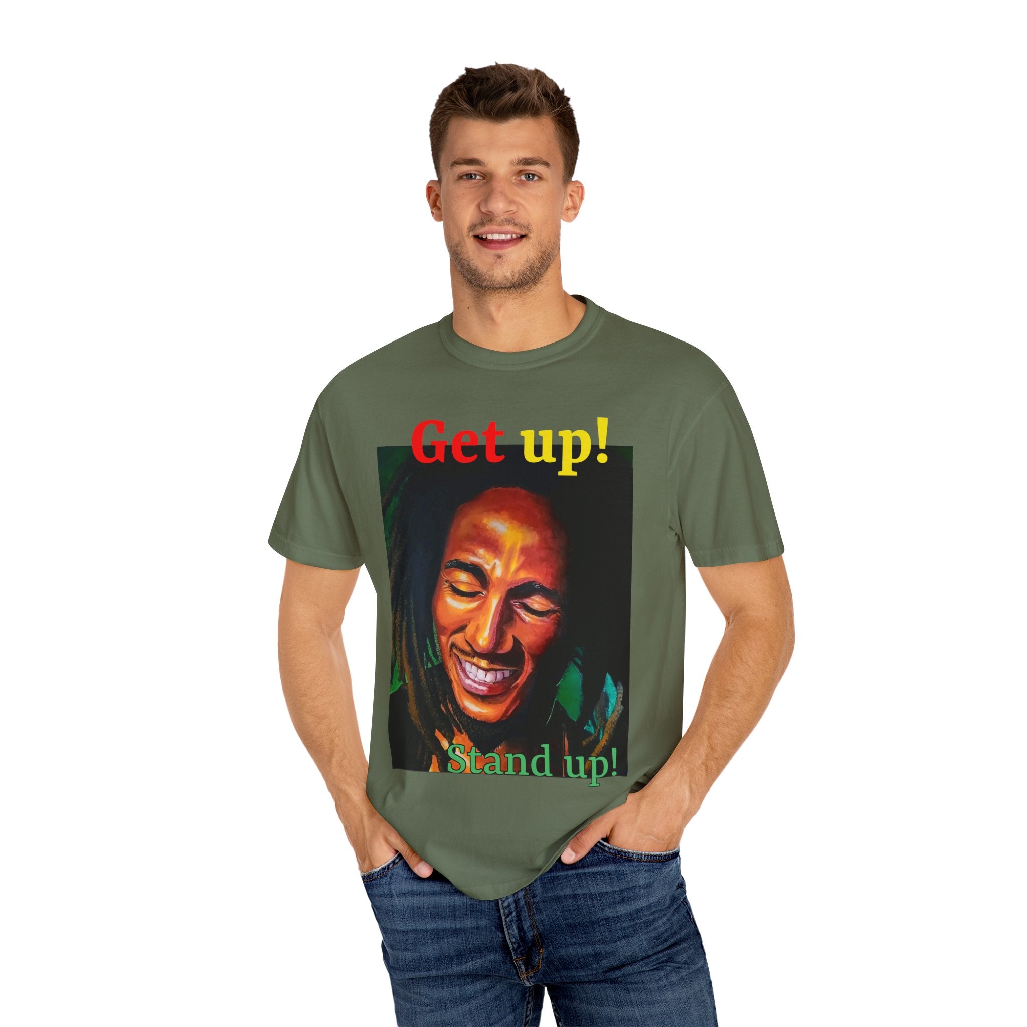 Get up Stand up! with this Bob Nesta Marley T-shirt