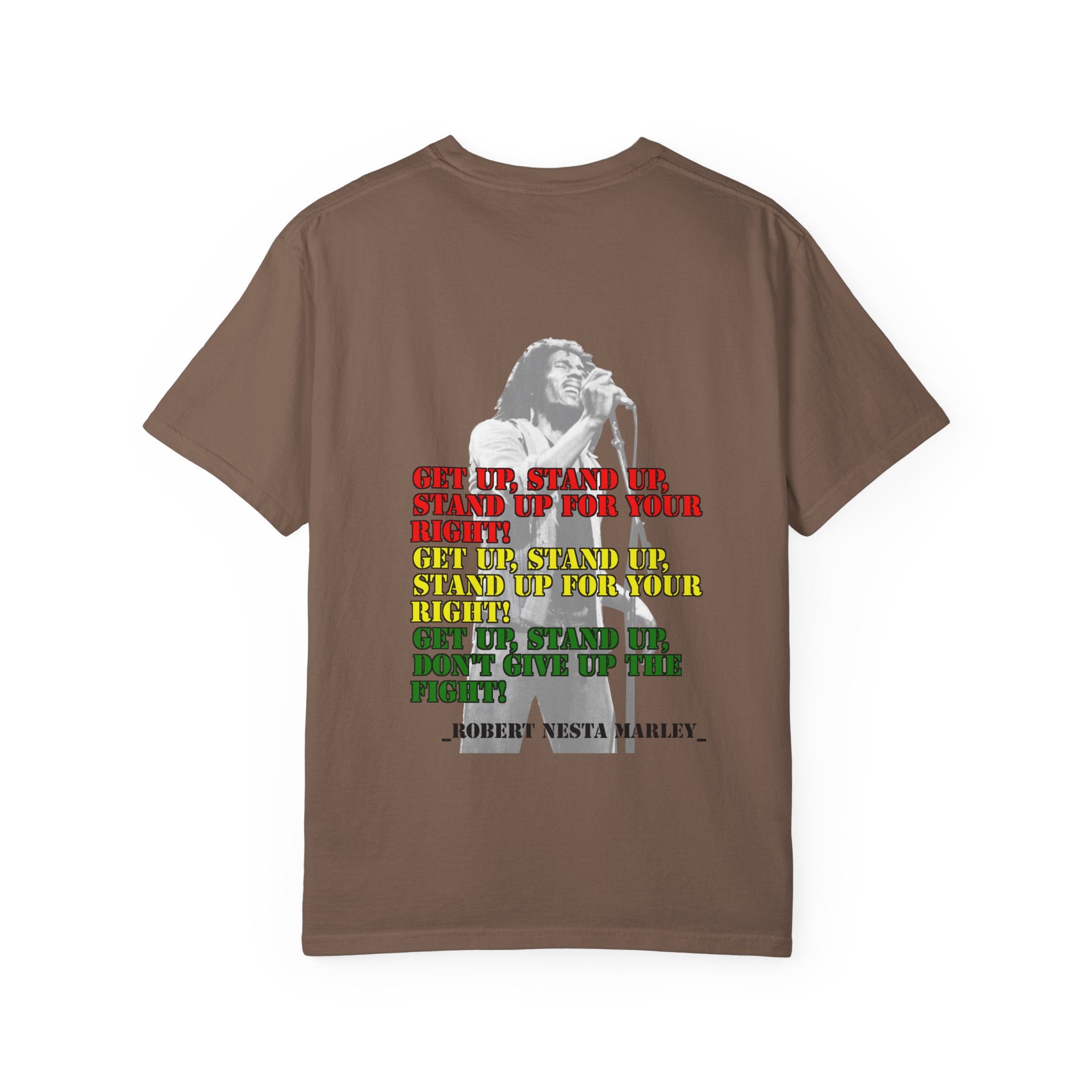 Get up Stand up! with this Bob Nesta Marley T-shirt