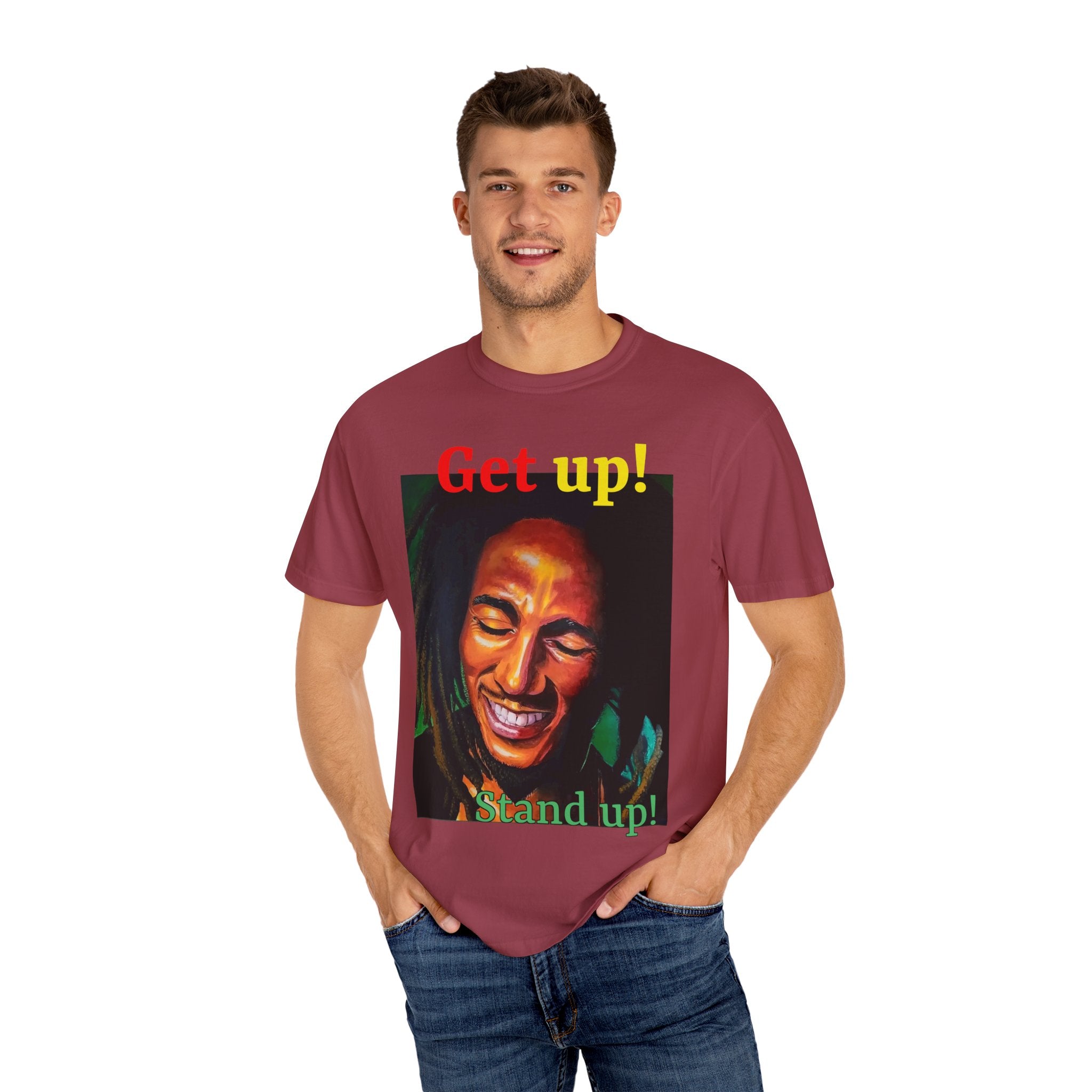 Get up Stand up! with this Bob Nesta Marley T-shirt