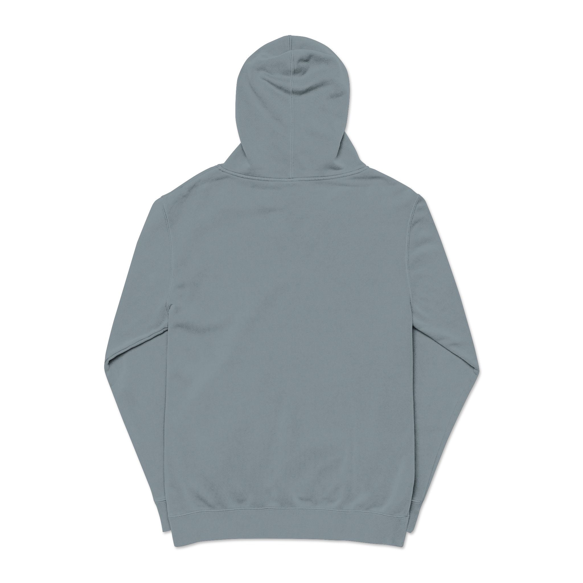 Trinidad Flag Distressed Hoodie — Vintage Pigment-Dyed Pullover