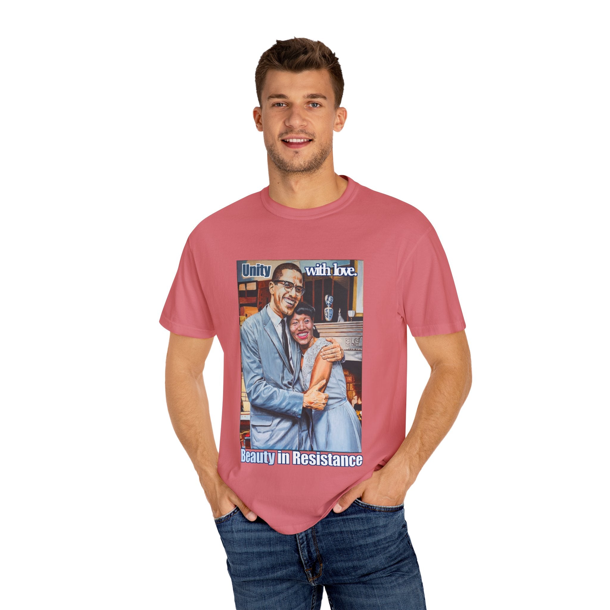 Represent like a true power couple in this Malcolm and Betty Shabazz T shirt