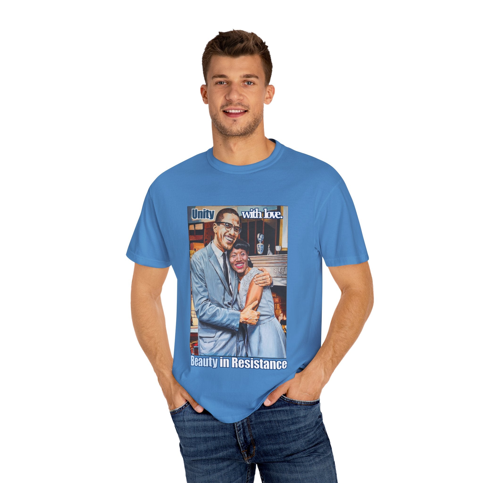 Represent like a true power couple in this Malcolm and Betty Shabazz T shirt