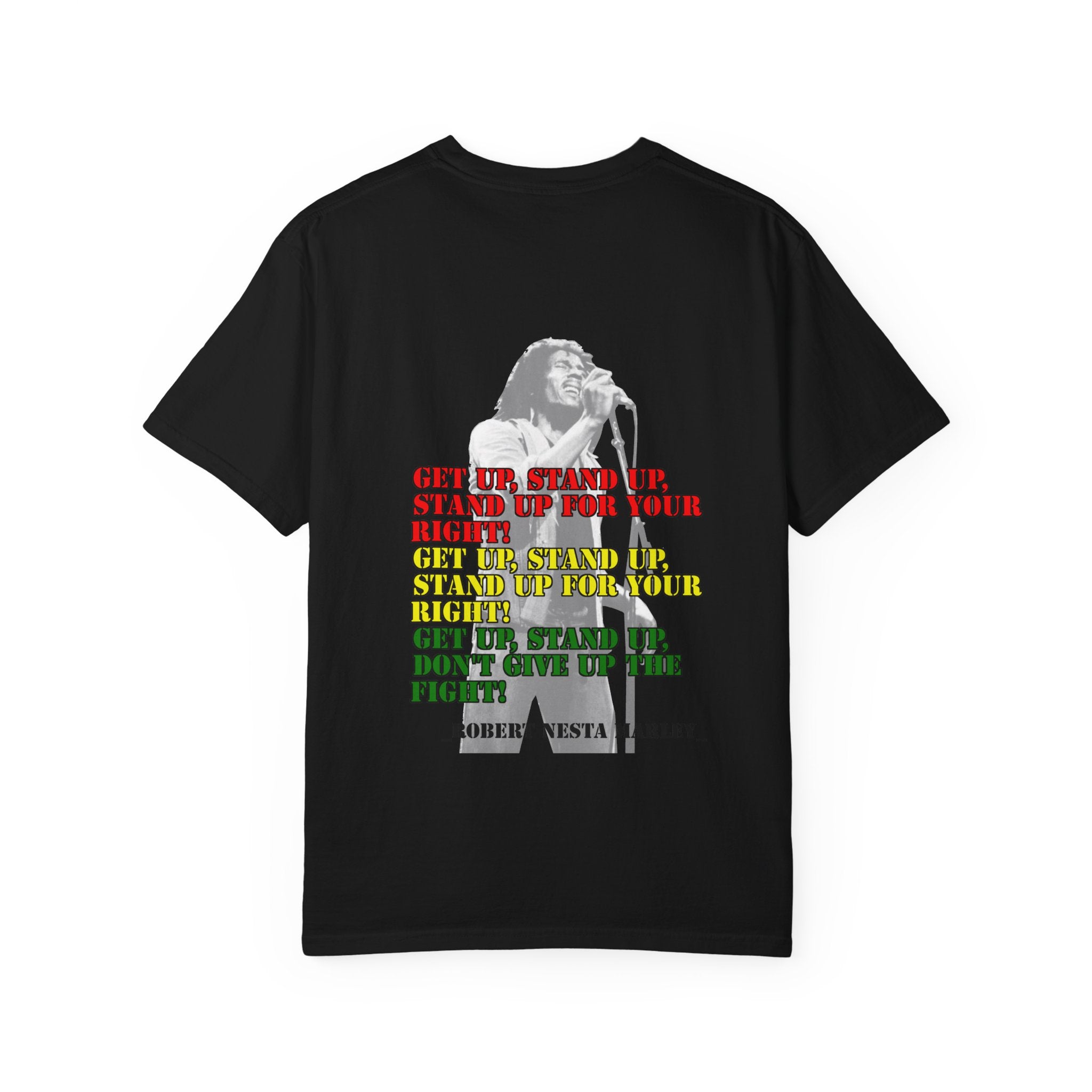 Get up Stand up! with this Bob Nesta Marley T-shirt