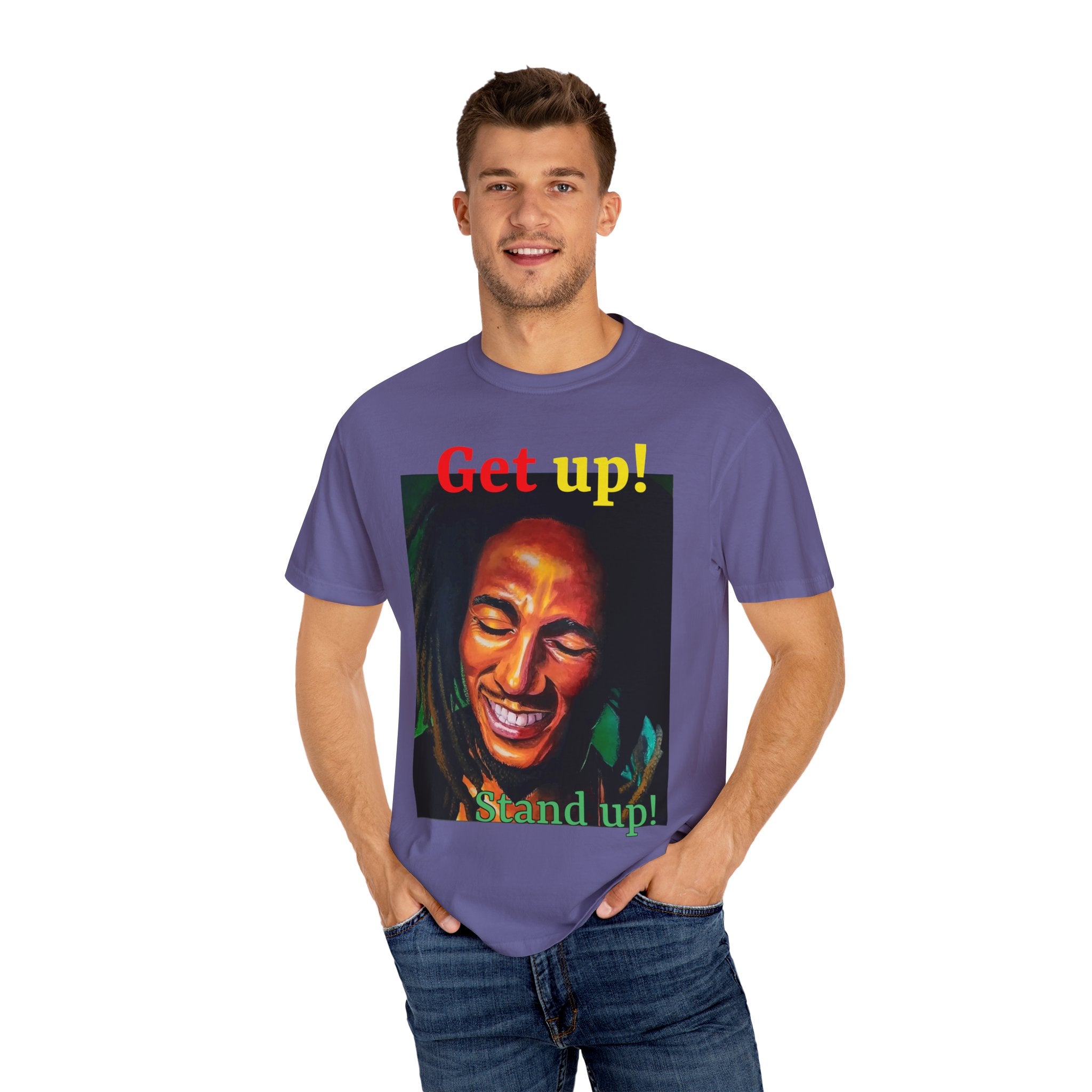 Get up Stand up! with this Bob Nesta Marley T-shirt