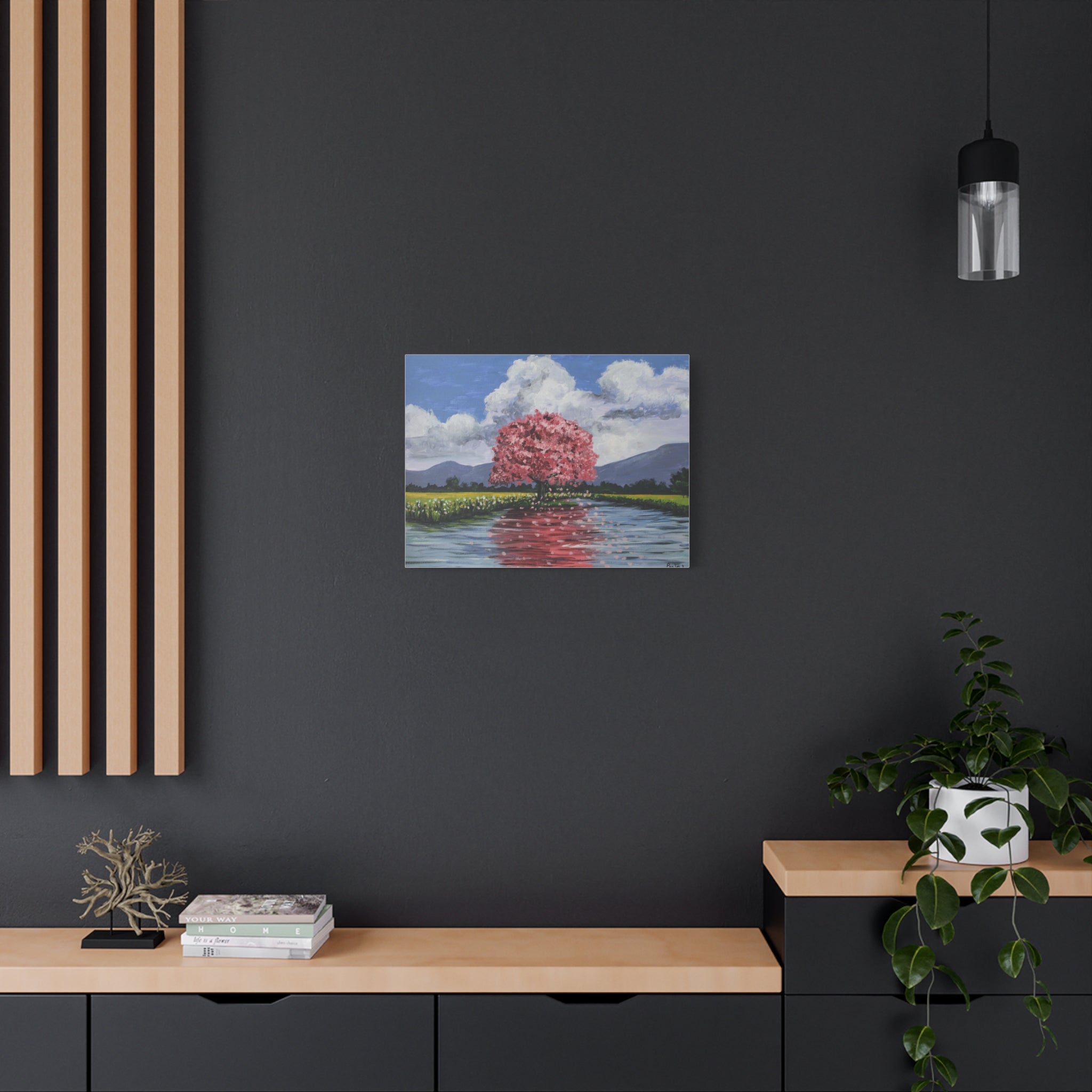 Pink Poui Lake Love print 9"x 12" & 24" x 18"