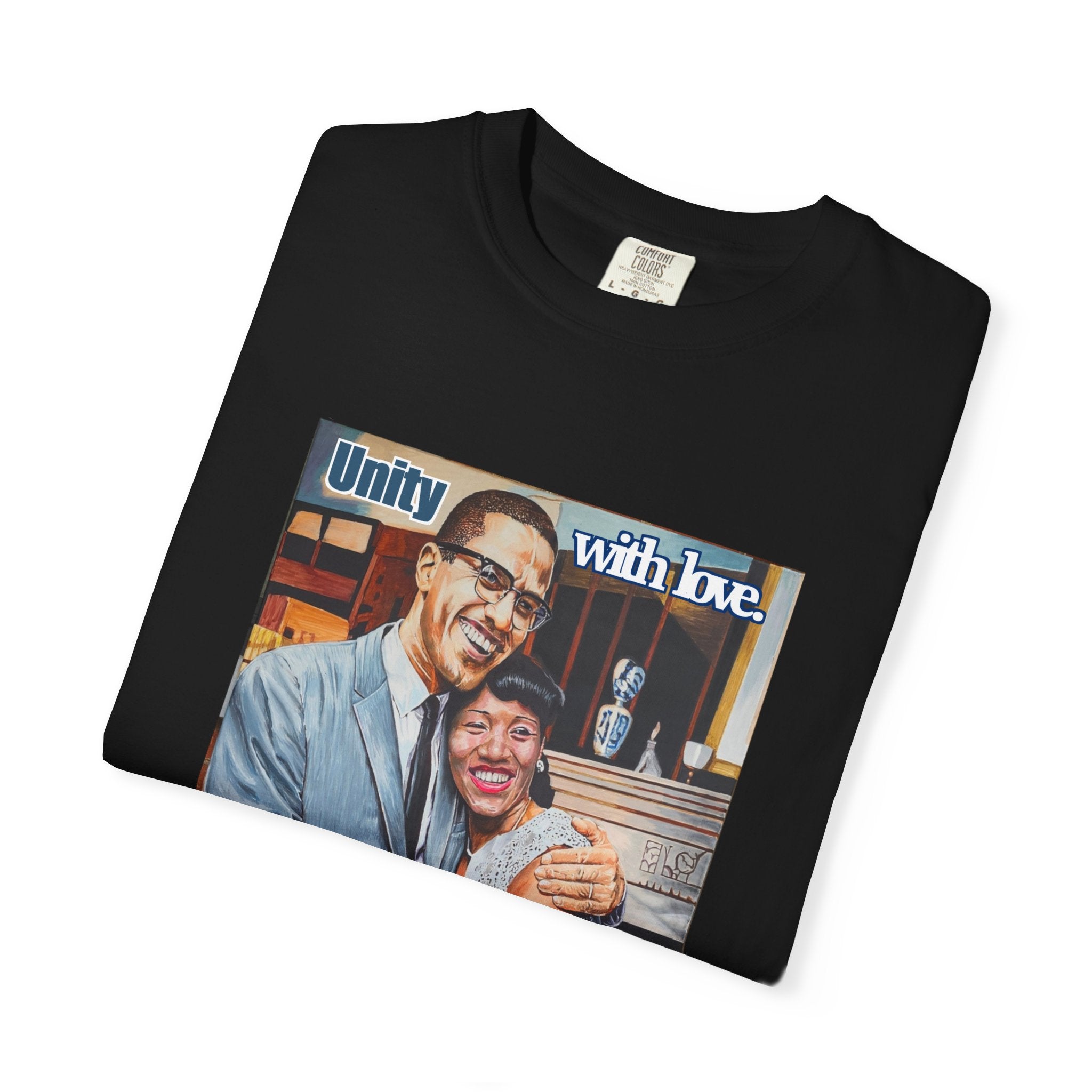 Represent like a true power couple in this Malcolm and Betty Shabazz T shirt
