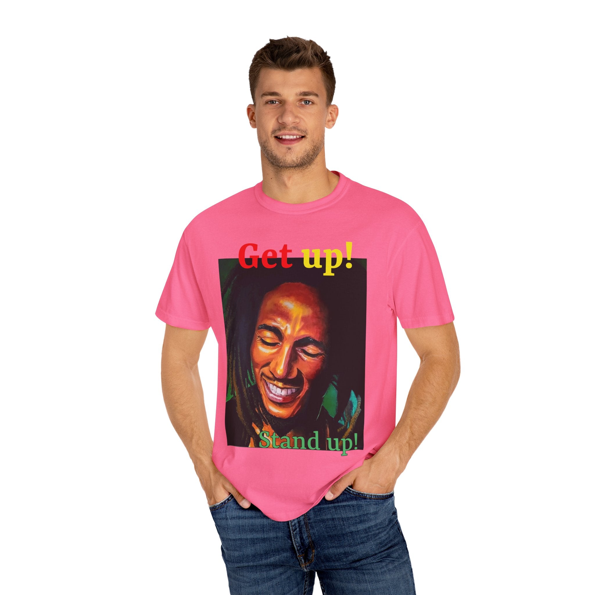 Get up Stand up! with this Bob Nesta Marley T-shirt