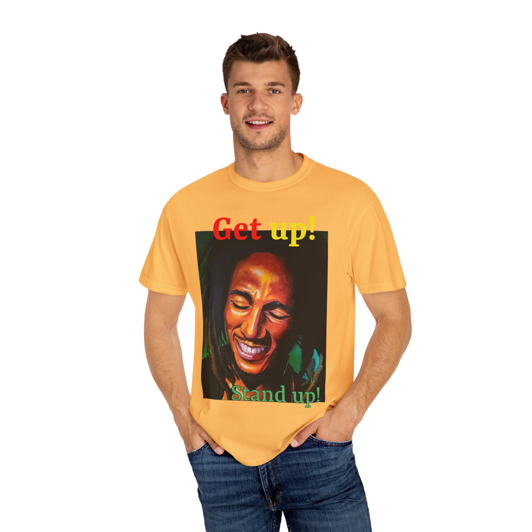 Get up Stand up! with this Bob Nesta Marley T-shirt